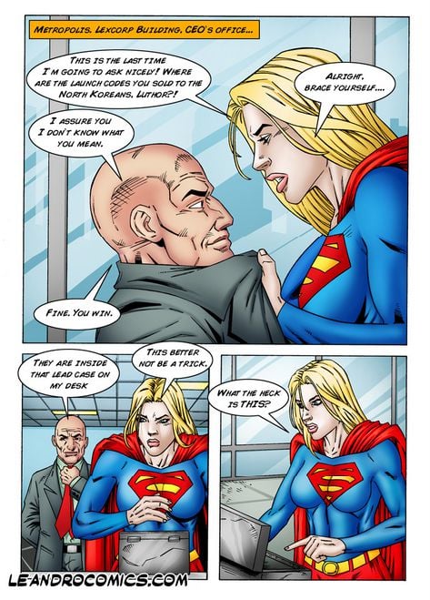 Supergirl vs. Lex Luthor: The Sexy Interrogation Session! (Supergirl) [Leandro Comics] 1 . Supergirl vs. Lex Luthor: The Sexy Interrogation Session! - Chapter 1 (Supergirl) [Leandro Comics] – page 2
