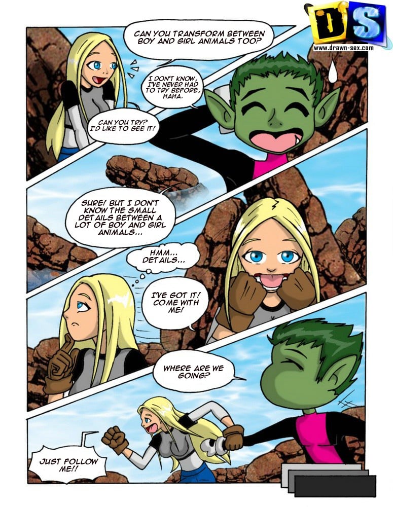 Teen Titans Comix [Drawn-Sex] 1 . Teen Titans Comix - Chapter 1 [Drawn-Sex] – page 3