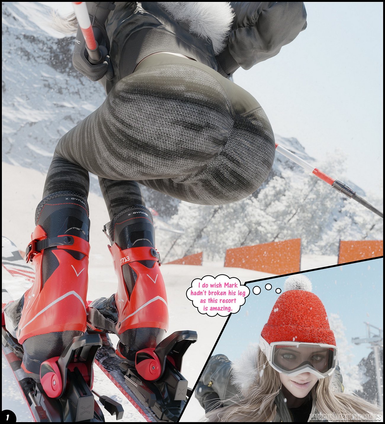 Rose Goes Skiing [DarkLord] 1 . Rose Goes Skiing - Chapter 1 [DarkLord] – page 2