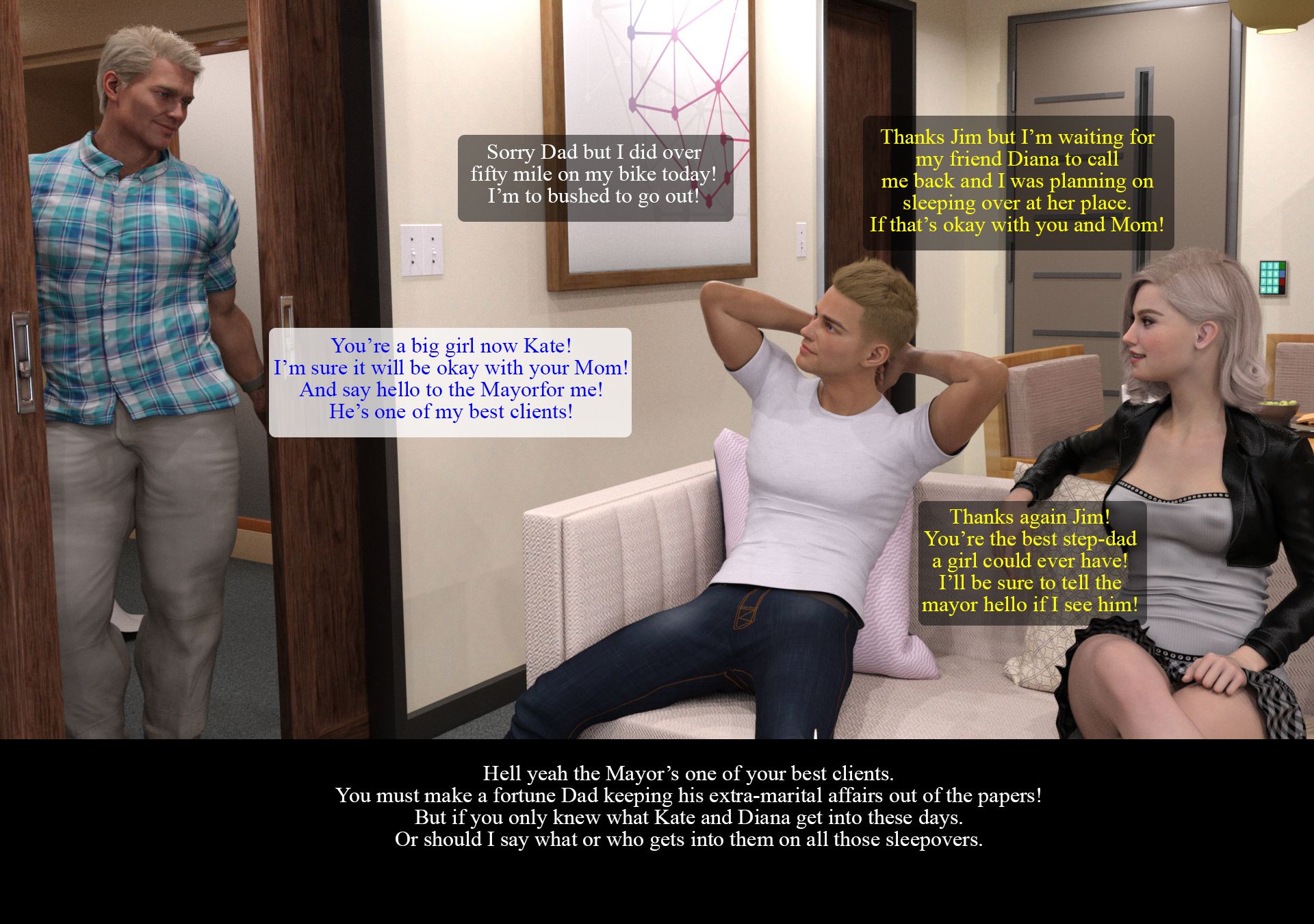 Lust Predators – The Morgan Family Saga [Real-Deal 3D] 1 . Lust Predators - The Morgan Family Saga - Chapter 1 [Real-Deal 3D] – page 15