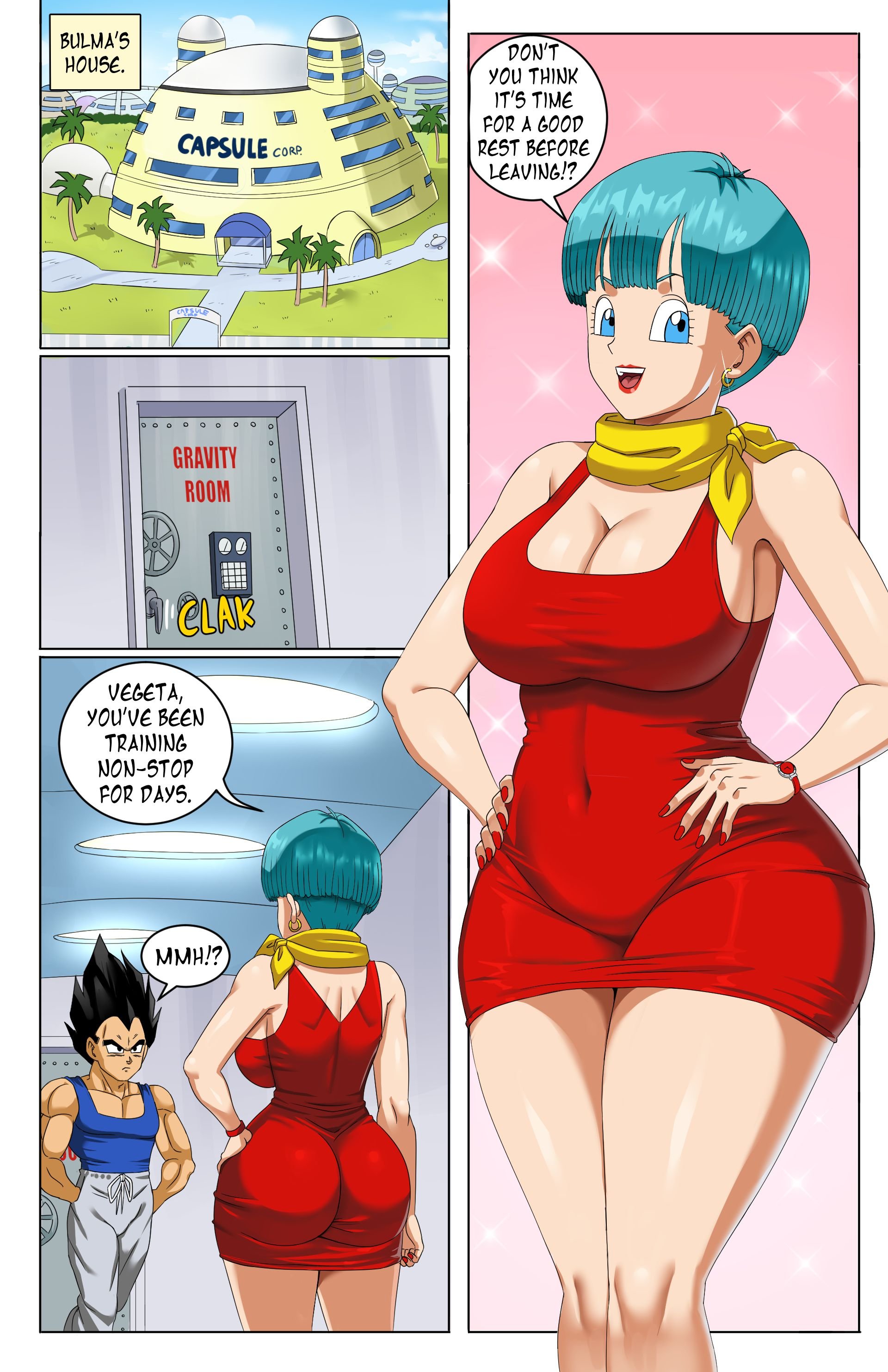 Break Time (Dragon Ball Z) [Pink Pawg] 1 . Break Time - Chapter 1 (Dragon Ball Z) [Pink Pawg] – page 2