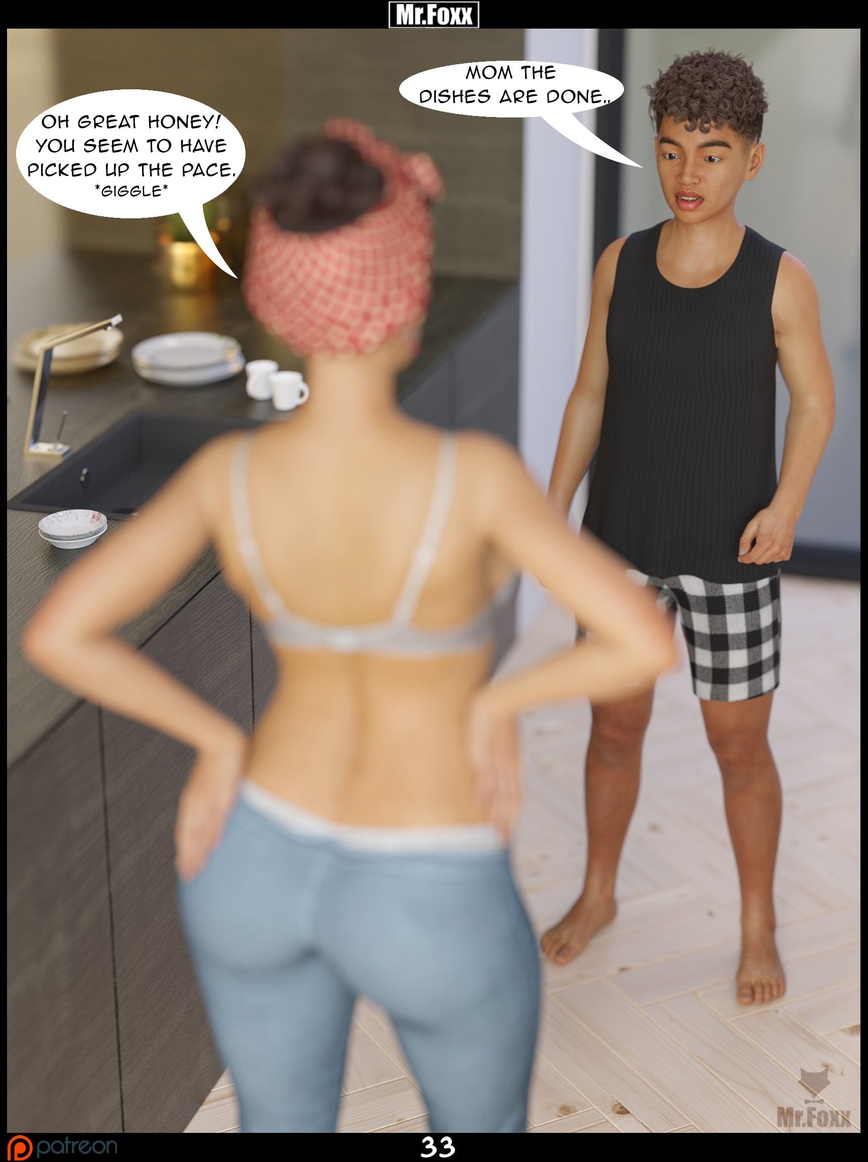 Chore Day [Mr.FOXX] 1 . Chore Day - Chapter 1 [Mr.FOXX] – page 34