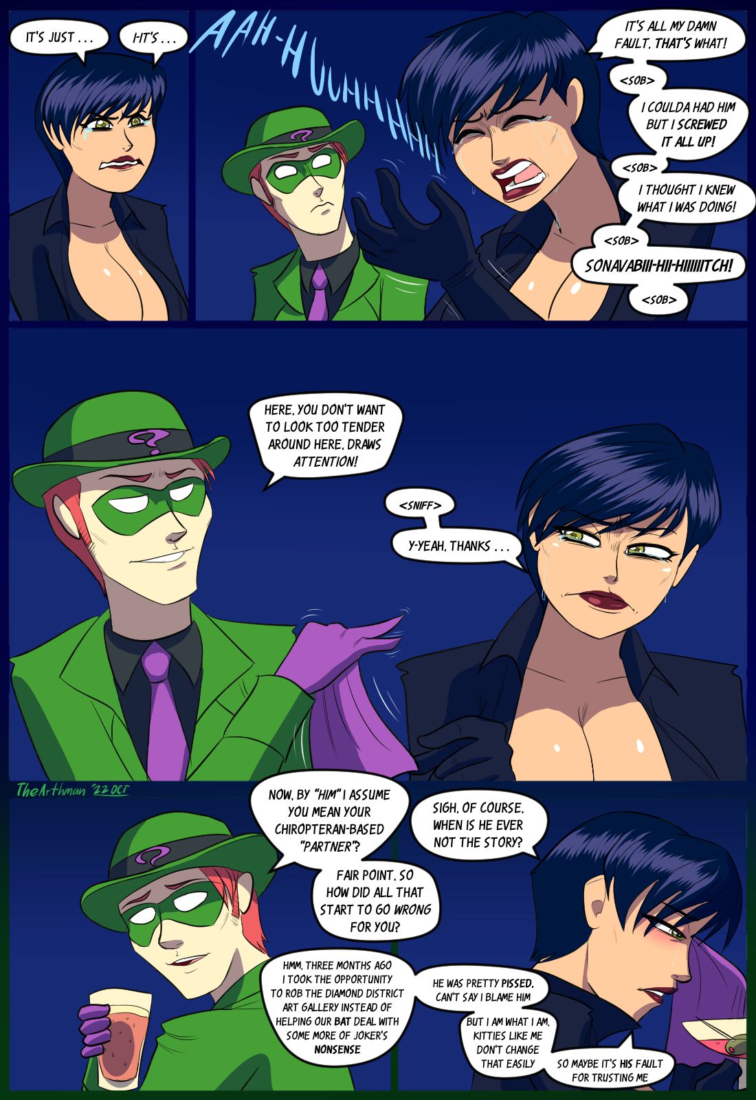 Kindred Spirits (Batman) [The Arthman] 1 . Kindred Spirits  - Chapter 1 (Batman) [The Arthman] – page 3