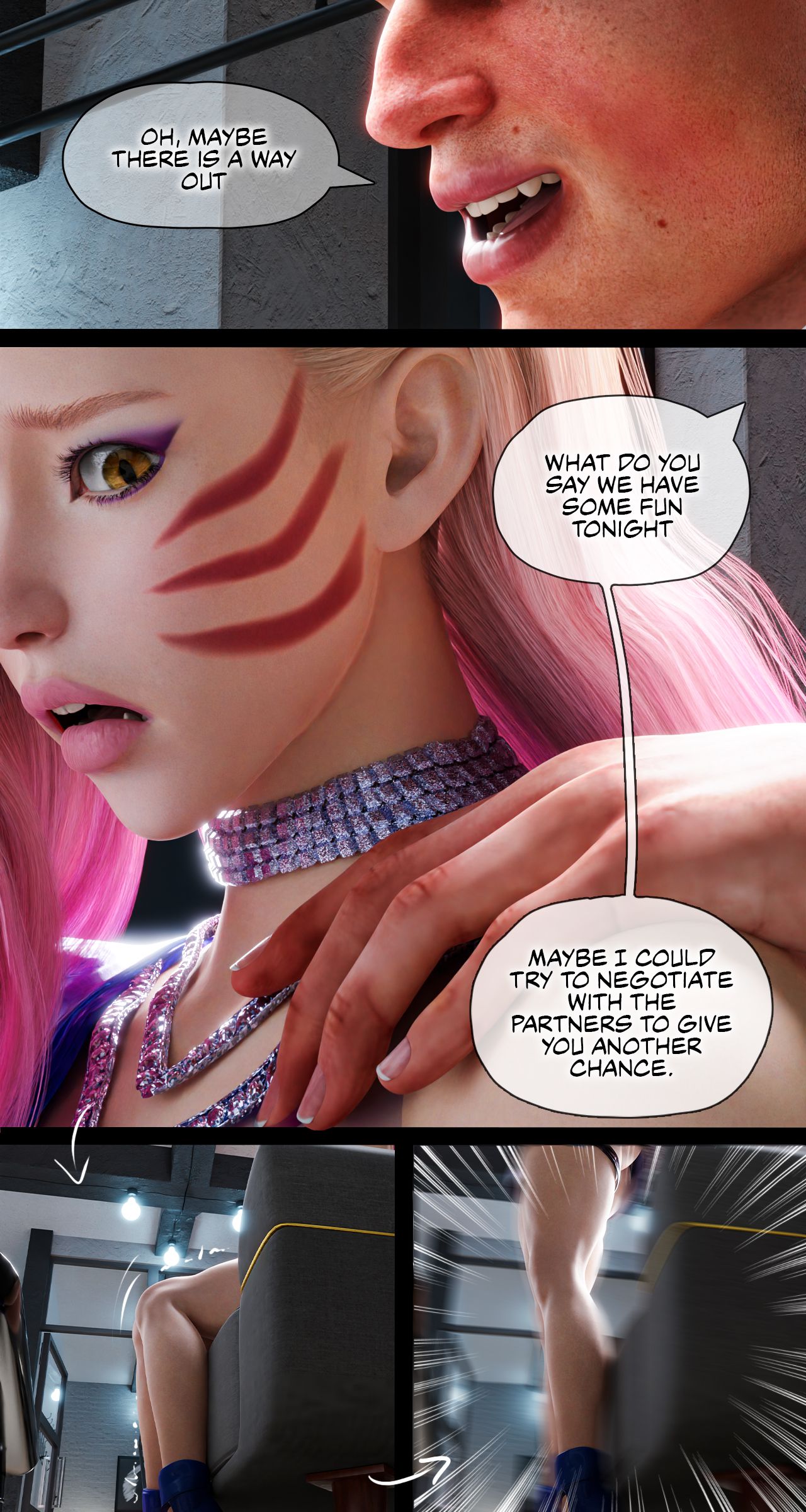 Seraphine Forbidden Love [Rose Blue 3D] 3 . Ahri Power Of Love - Chapter 3 [Rose Blue 3D] – page 14