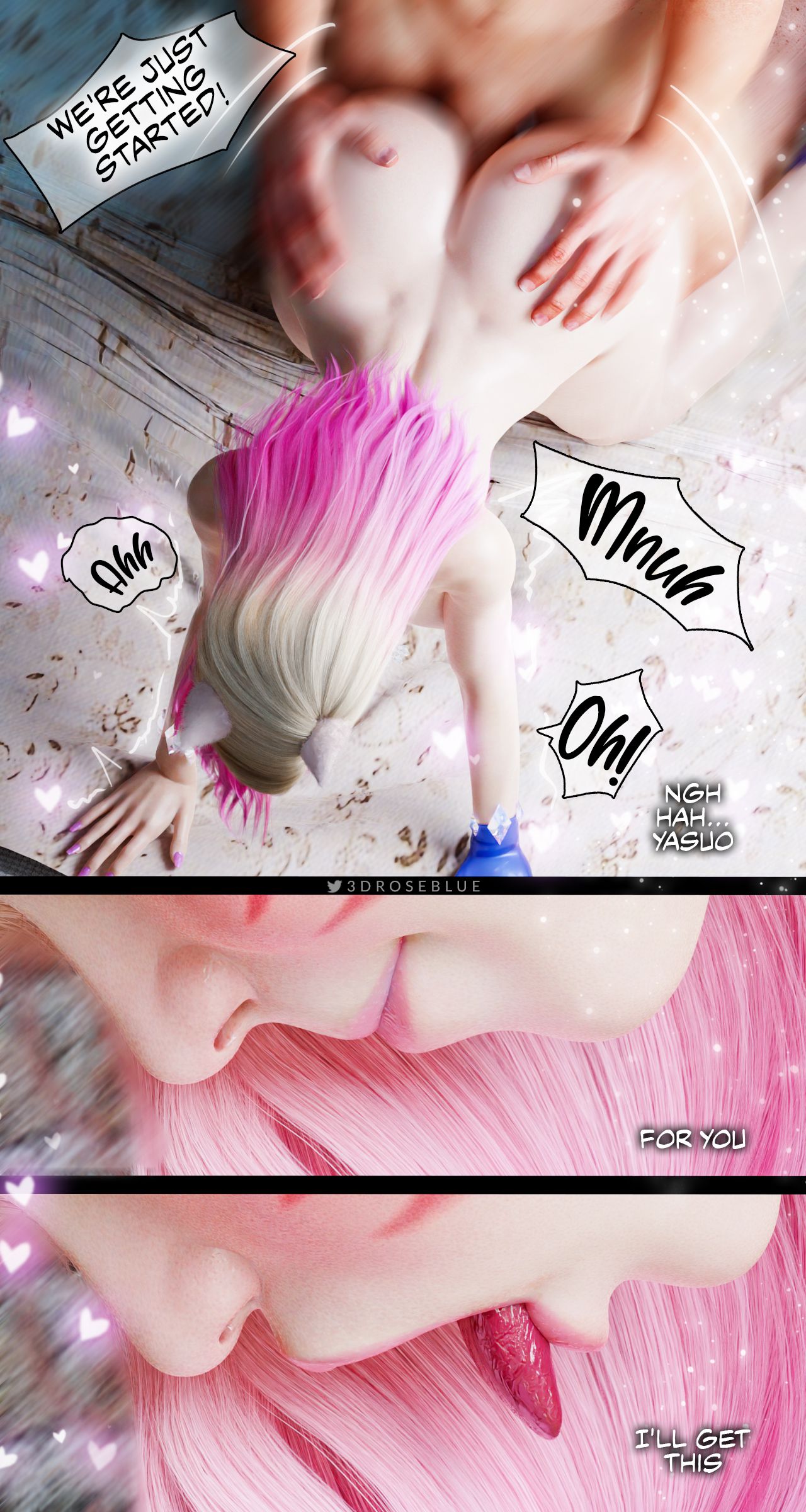 Seraphine Forbidden Love [Rose Blue 3D] 3 . Ahri Power Of Love - Chapter 3 [Rose Blue 3D] – page 47