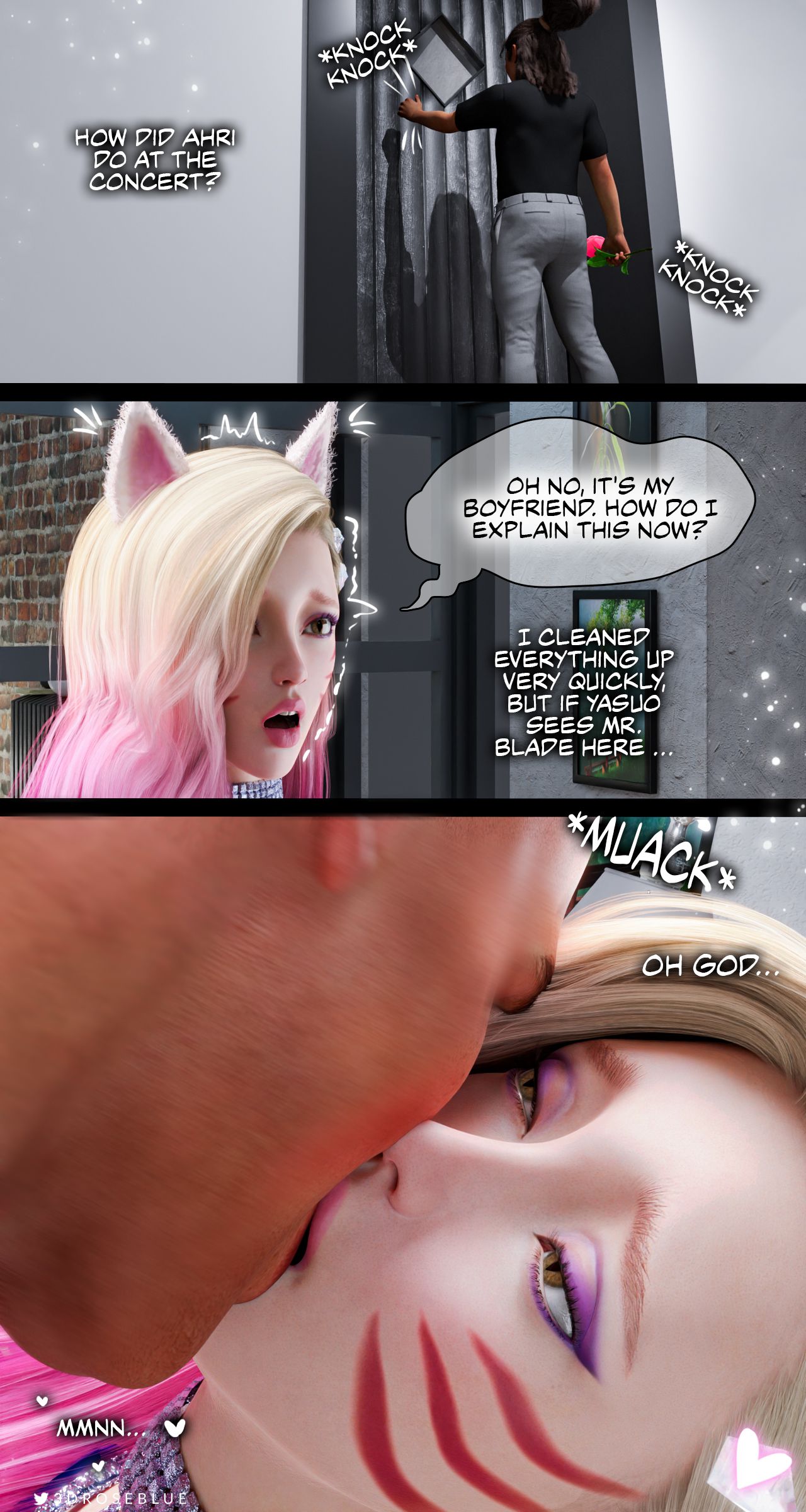 Seraphine Forbidden Love [Rose Blue 3D] 3 . Ahri Power Of Love - Chapter 3 [Rose Blue 3D] – page 60
