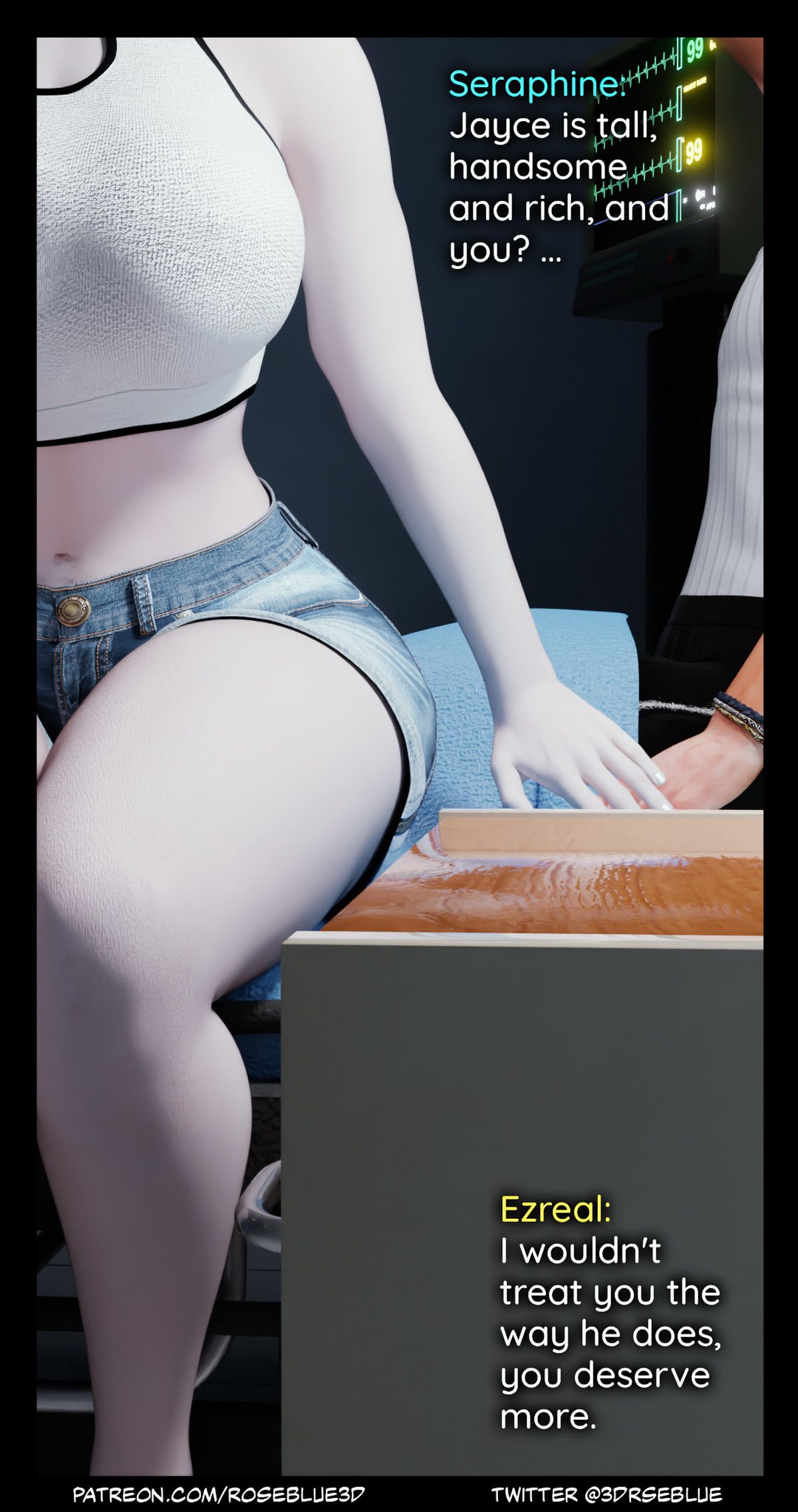 Seraphine Forbidden Love [Rose Blue 3D] 2 . Seraphine Forbidden Love - Chapter 2  [Rose Blue 3D] – page 9