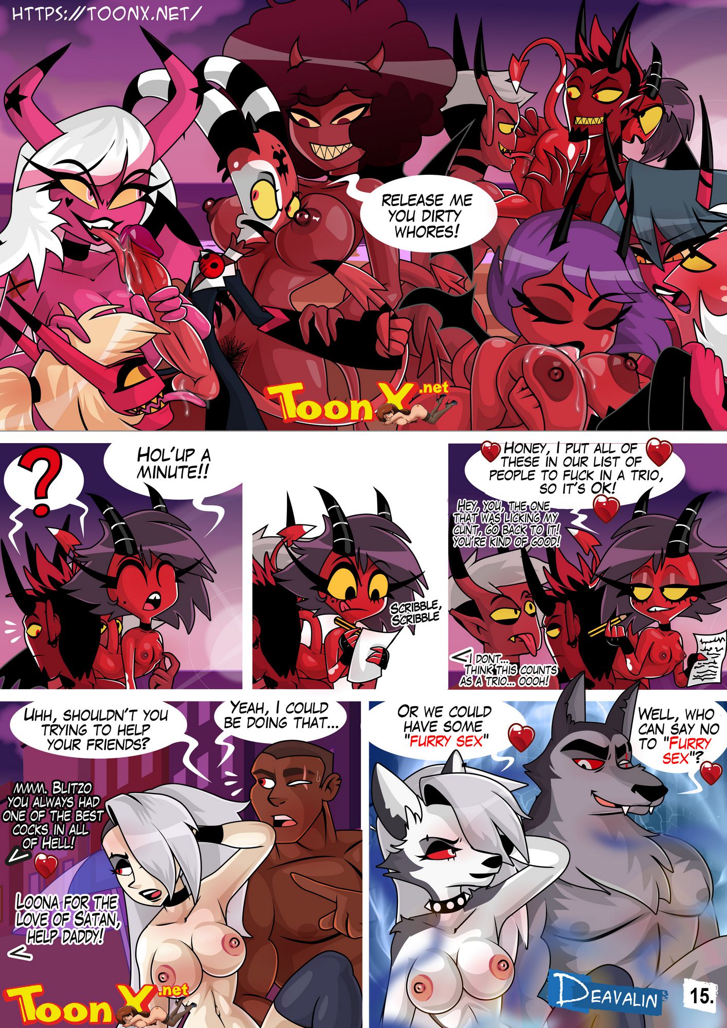 Helluva Boss Verosika! (Helluva Boss) [Deavalin] 1 . Helluva Boss Verosika!  - Chapter 1 (Helluva Boss) [Deavalin] – page 17