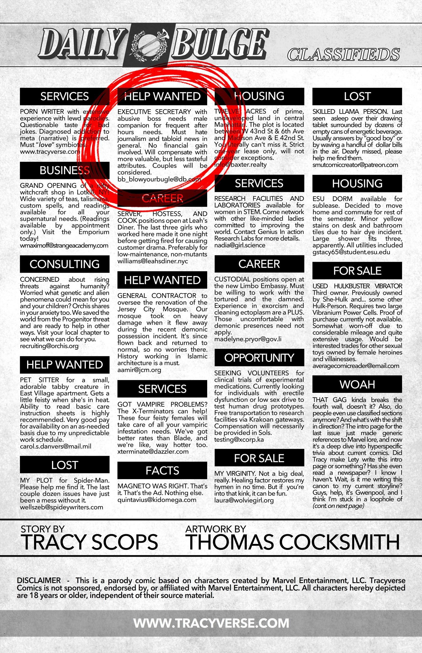 Daily Bulge (Spider-Man) [Tracy Scops] 2 . Daily Bulge - Chapter 2 (Spider-Man) [Tracy Scops] – page 2