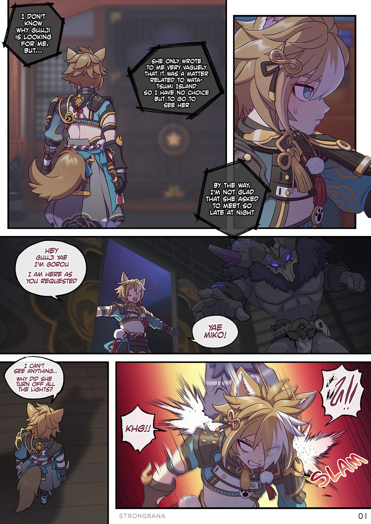 Gorou (Genshin Impact) [Strong Bana] 1 . Gorou - Chapter 1 (Genshin Impact) [Strong Bana] – page 1