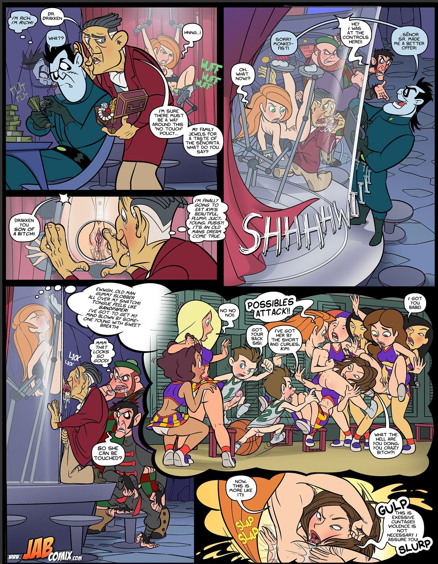 Fucking Possible (Kim Possible) [JABComix] 2 . Fucking Possible  - Chapter 2 (Kim Possible) [JABComix] – page 14