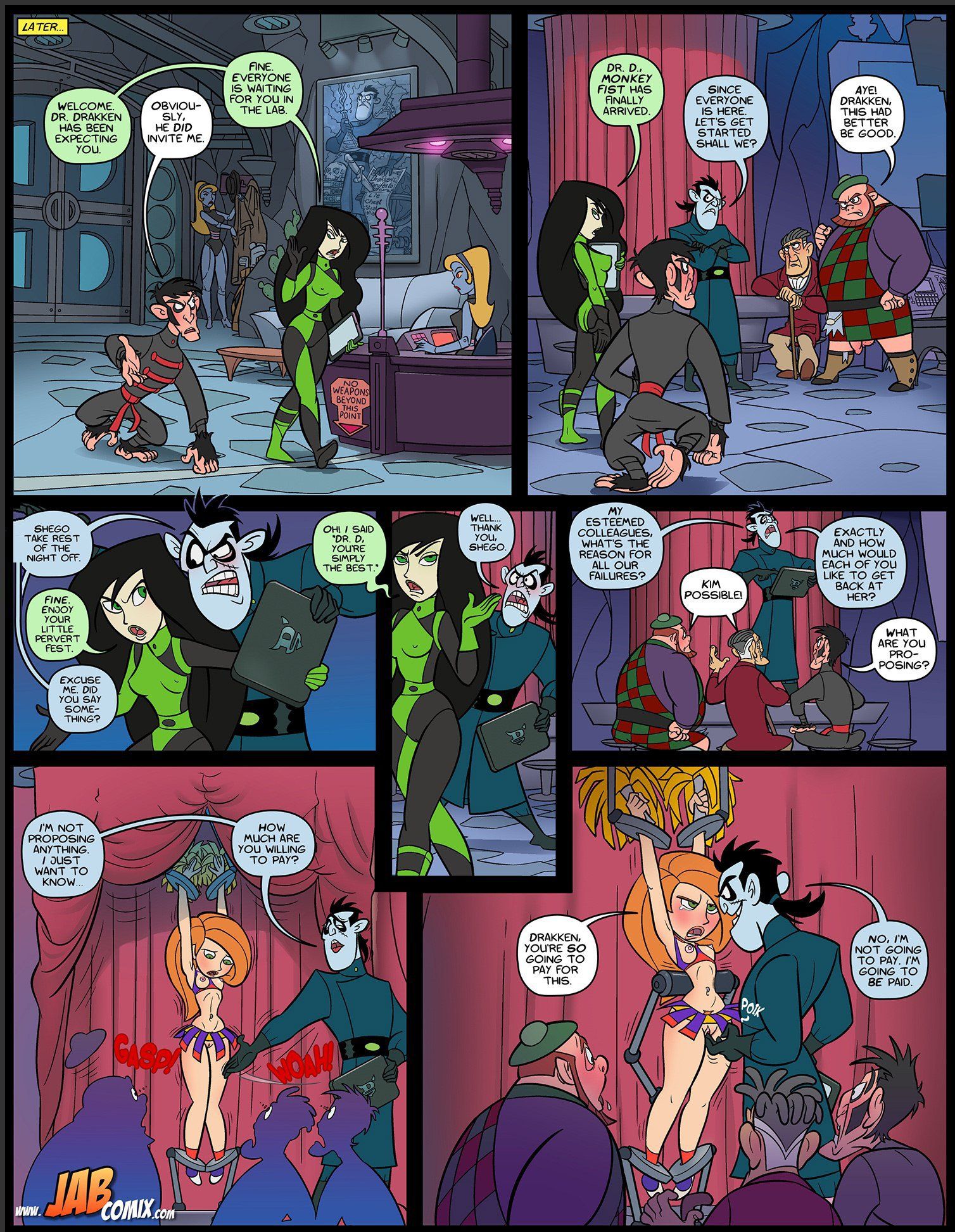 Fucking Possible (Kim Possible) [JABComix] 2 . Fucking Possible  - Chapter 2 (Kim Possible) [JABComix] – page 8