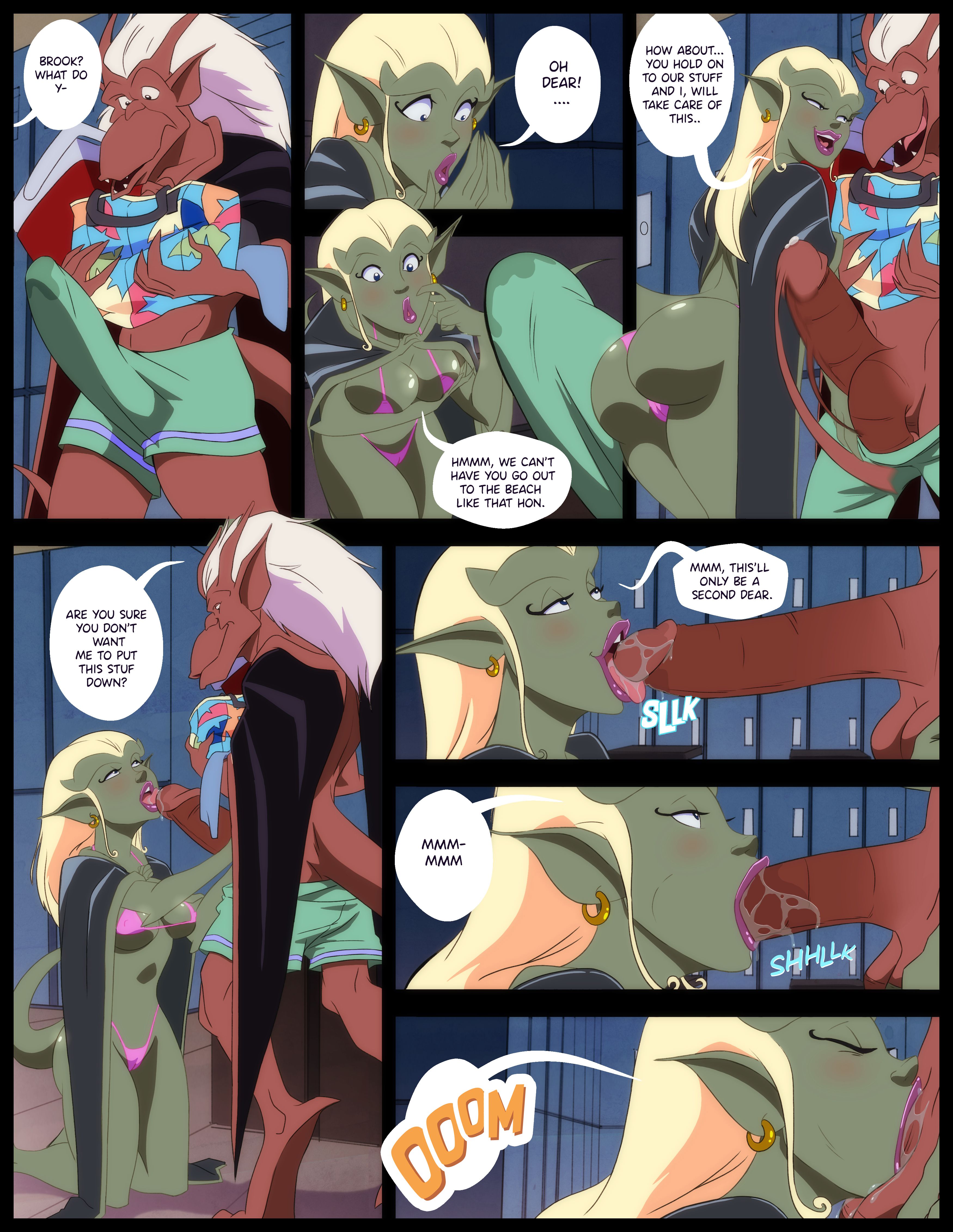 The Hardgoyles (Gargoyles) [DatGuyPhil] 2 . The Hardgoyles - Ada's Beach Adventure - Chapter 2 (Gargoyles) [DatGuyPhil] – page 4