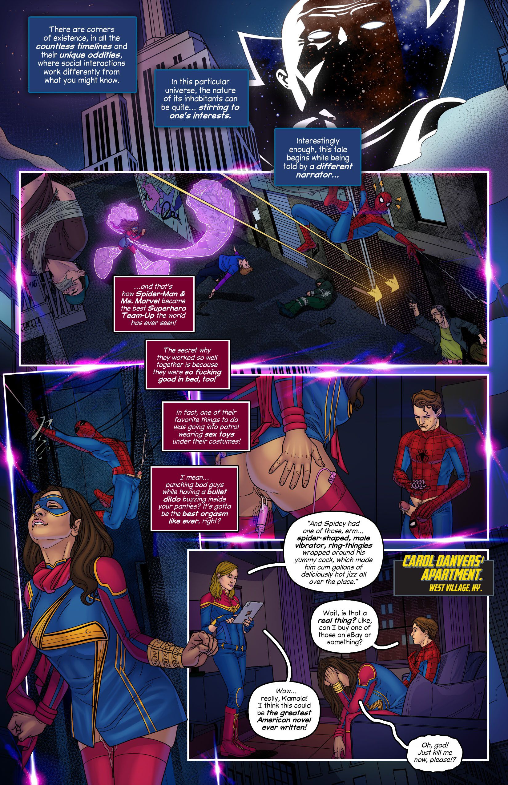 Marvelous! (Captain Marvel , Spider-Man) [Tracy Scops] 1 . Marvelous! - Chapter 1 (Captain Marvel , Spider-Man) [Tracy Scops] – page 3