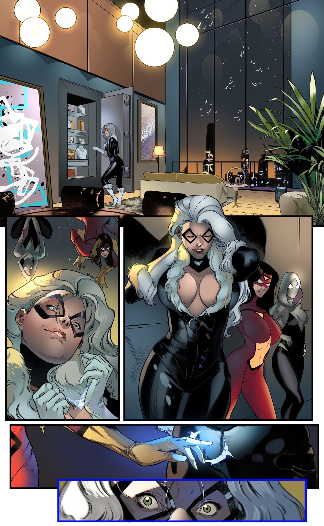 The Cat and the Spiders (Spider-Man) [XGeek] 1 . The Cat and the Spiders - Chapter 1 (Spider-Man) [XGeek] – page 1