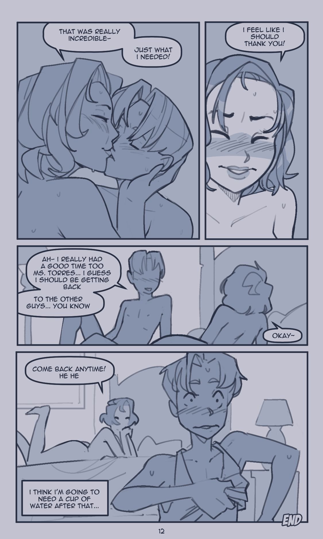 Sleeping Over [NotEnoughMilk] 1 . Sleeping Over - Chapter 1 [NotEnoughMilk] – page 12