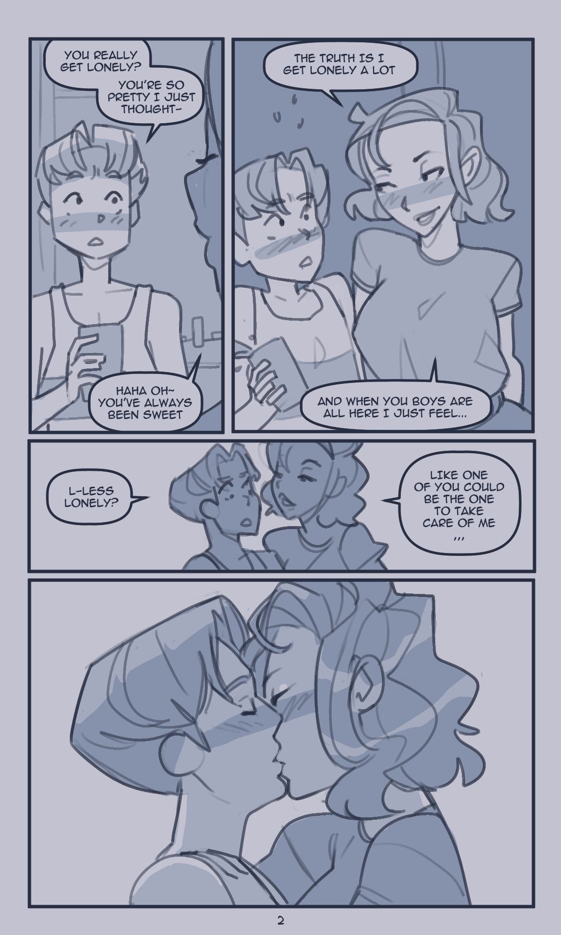 Sleeping Over [NotEnoughMilk] 1 . Sleeping Over - Chapter 1 [NotEnoughMilk] – page 2