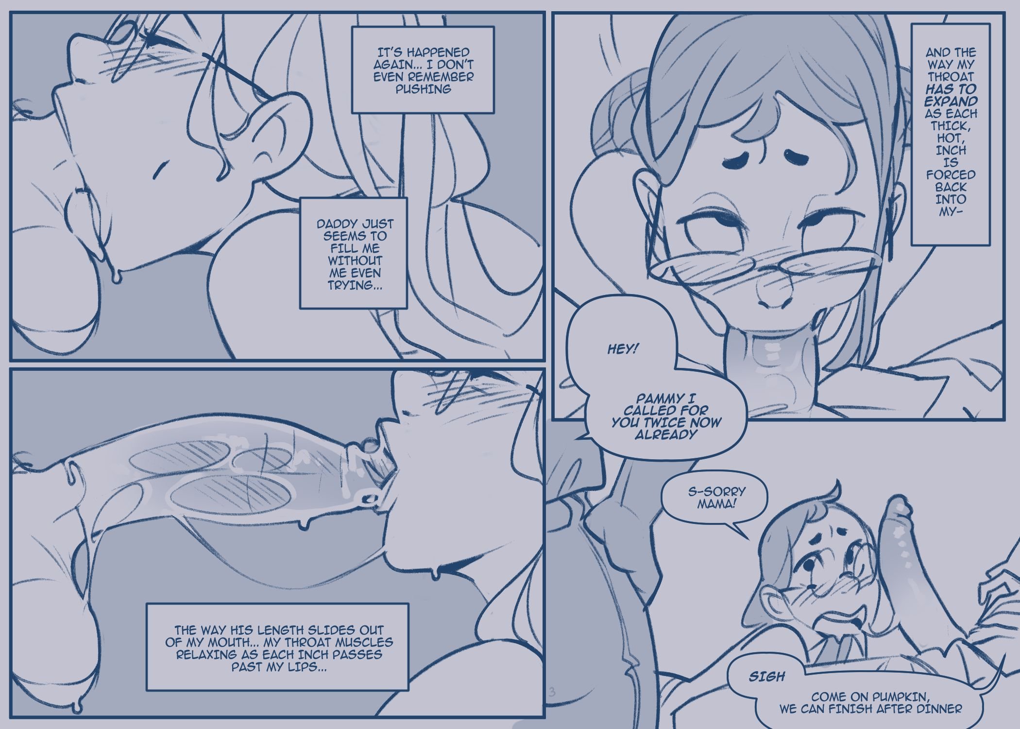Pammy &amp; Daddy [NotEnoughMilk] 1 . Pammy & Daddy - Chapter 1 [NotEnoughMilk] – page 3