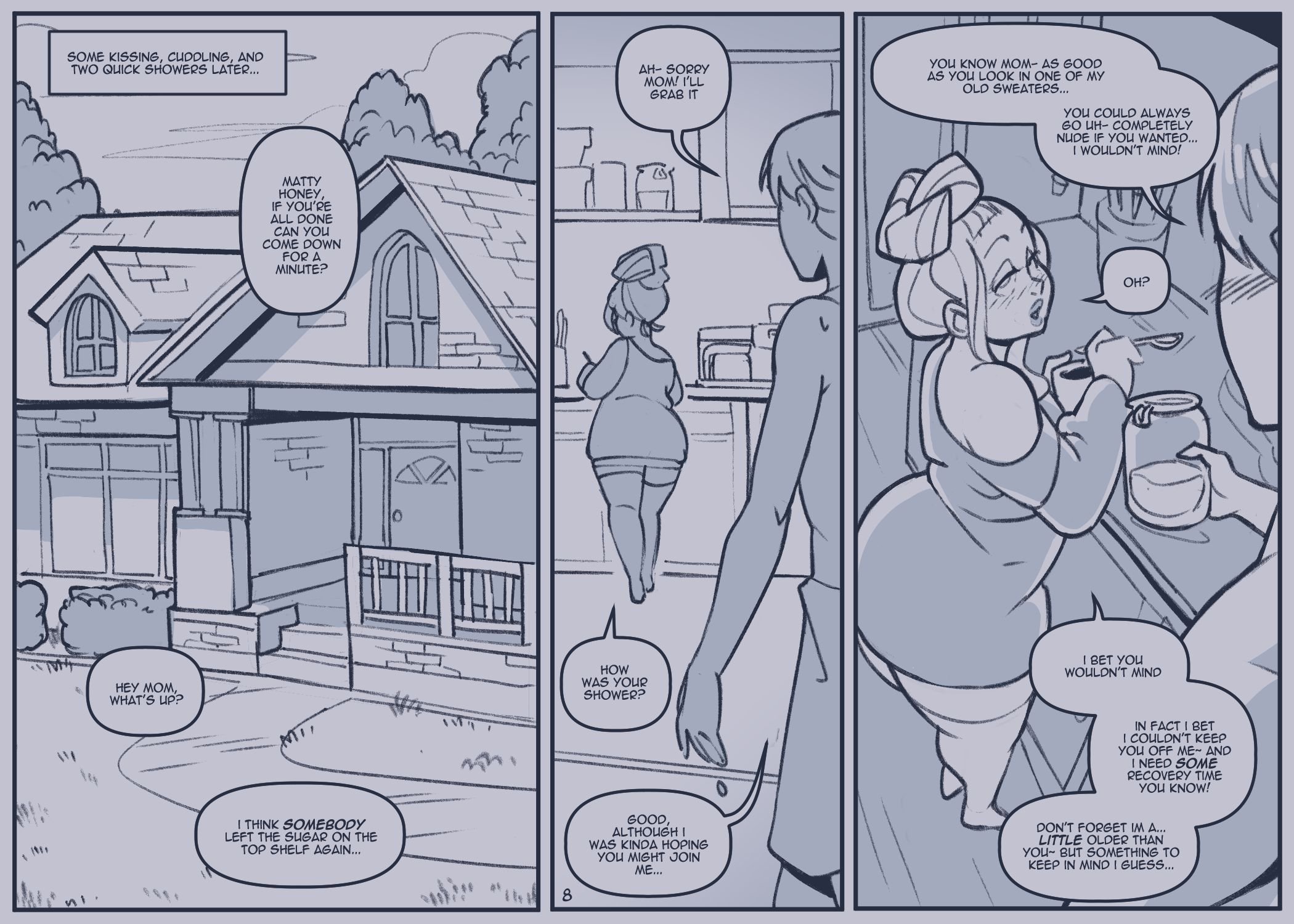 Mom Goes Commando [NotEnoughMilk] 2 . Mom Goes Commando - Chapter 2 [NotEnoughMilk] – page 8