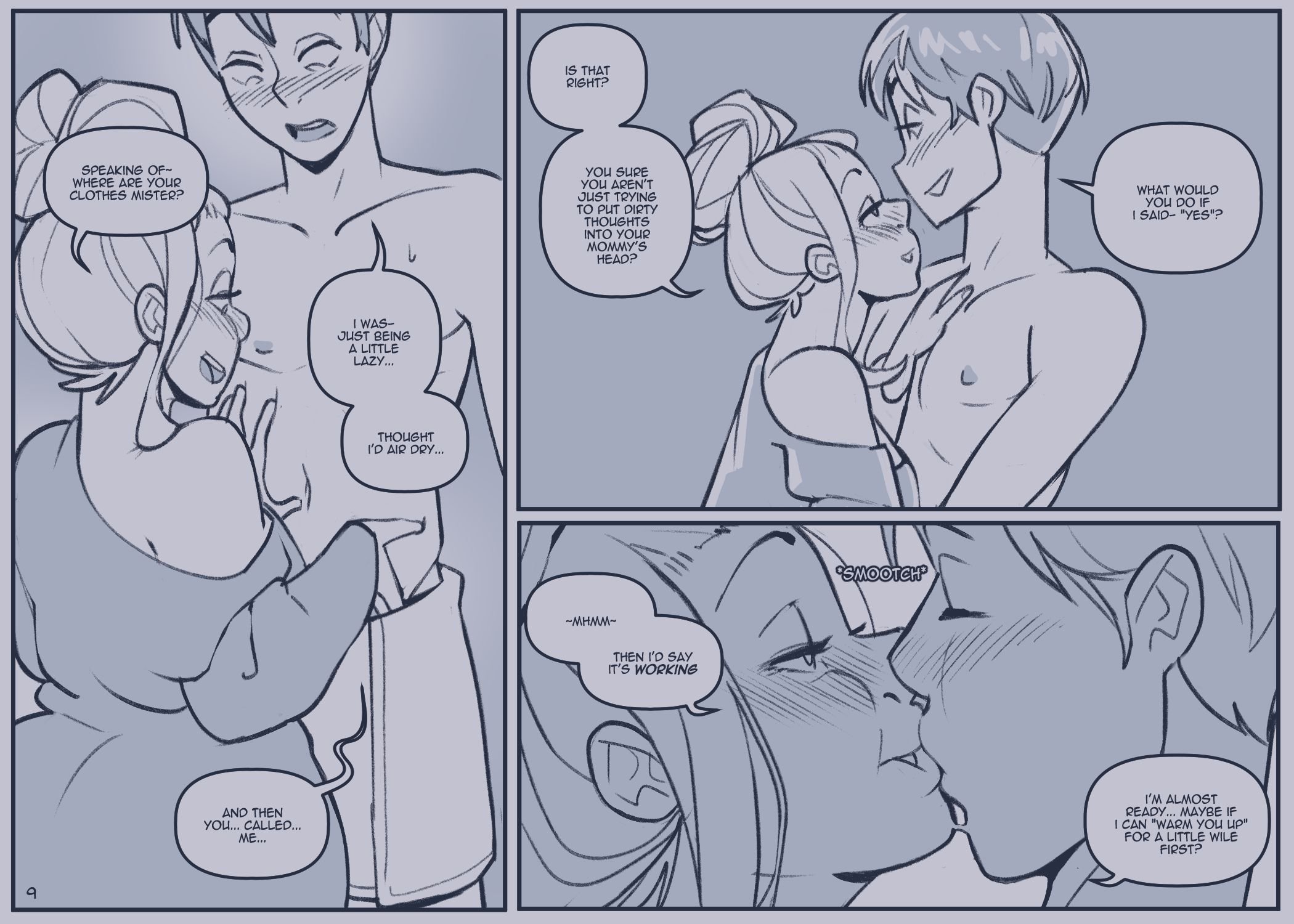 Mom Goes Commando [NotEnoughMilk] 2 . Mom Goes Commando - Chapter 2 [NotEnoughMilk] – page 9