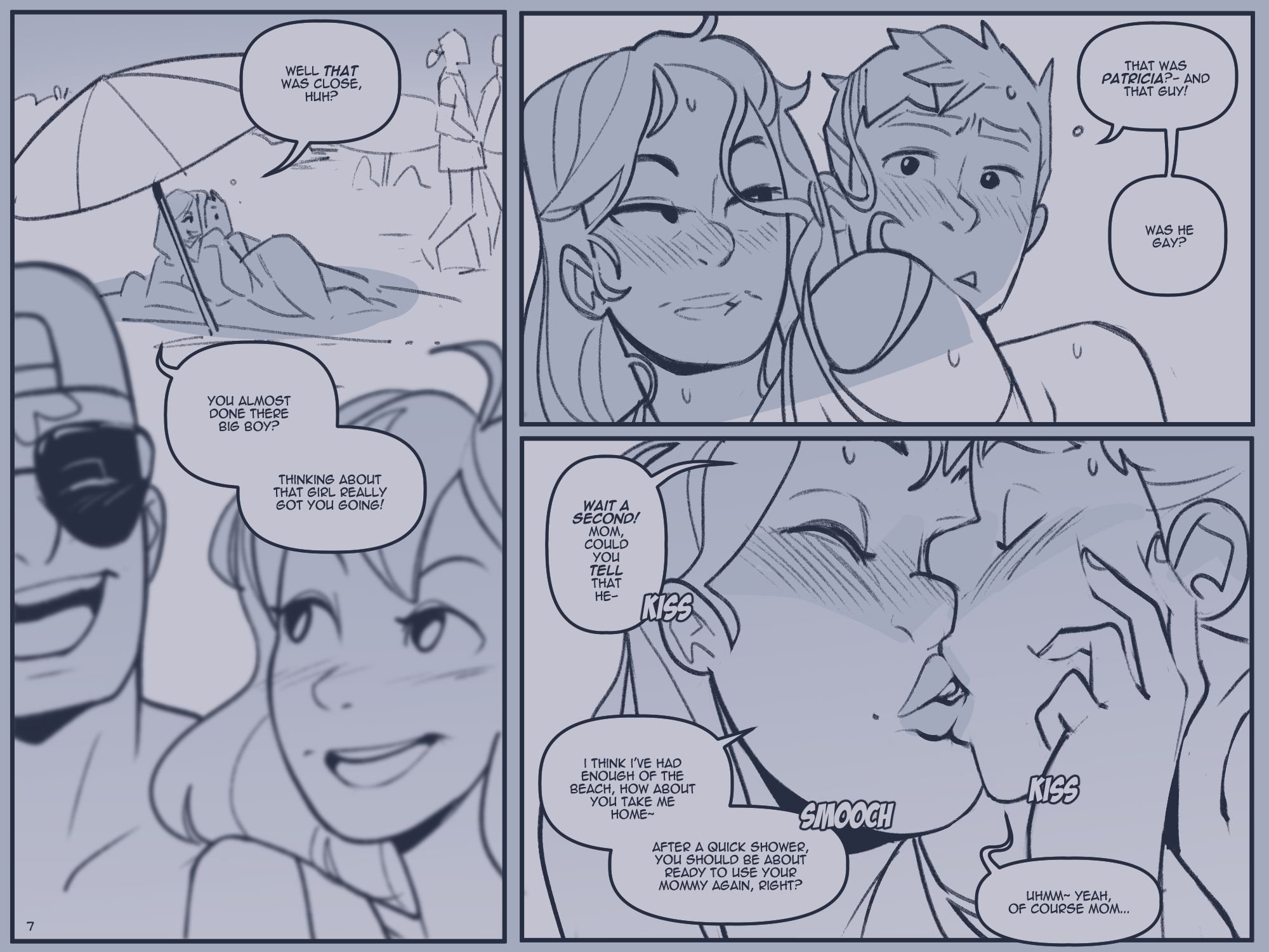 Beach Relief [NotEnoughMilk] 1 . Beach Relief - Chapter 1 [NotEnoughMilk] – page 7