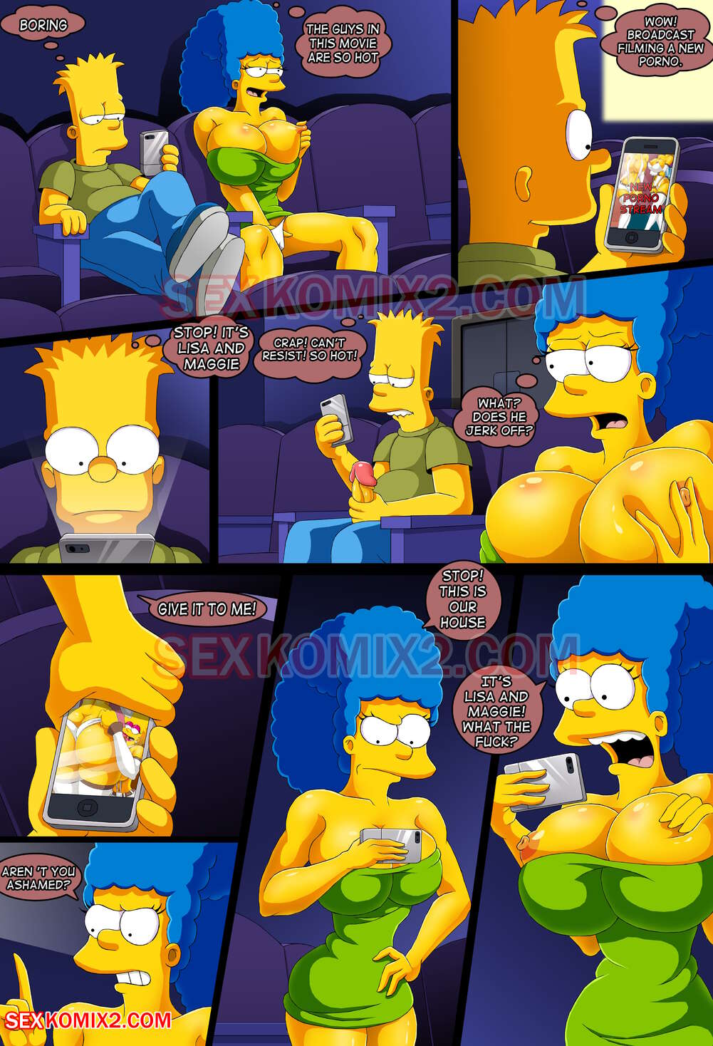 To the planet Orgasmo (The Simpsons) [SexKomix] 1 . To the planet Orgasmo - Chapter 1 (The Simpsons) [SexKomix] – page 11