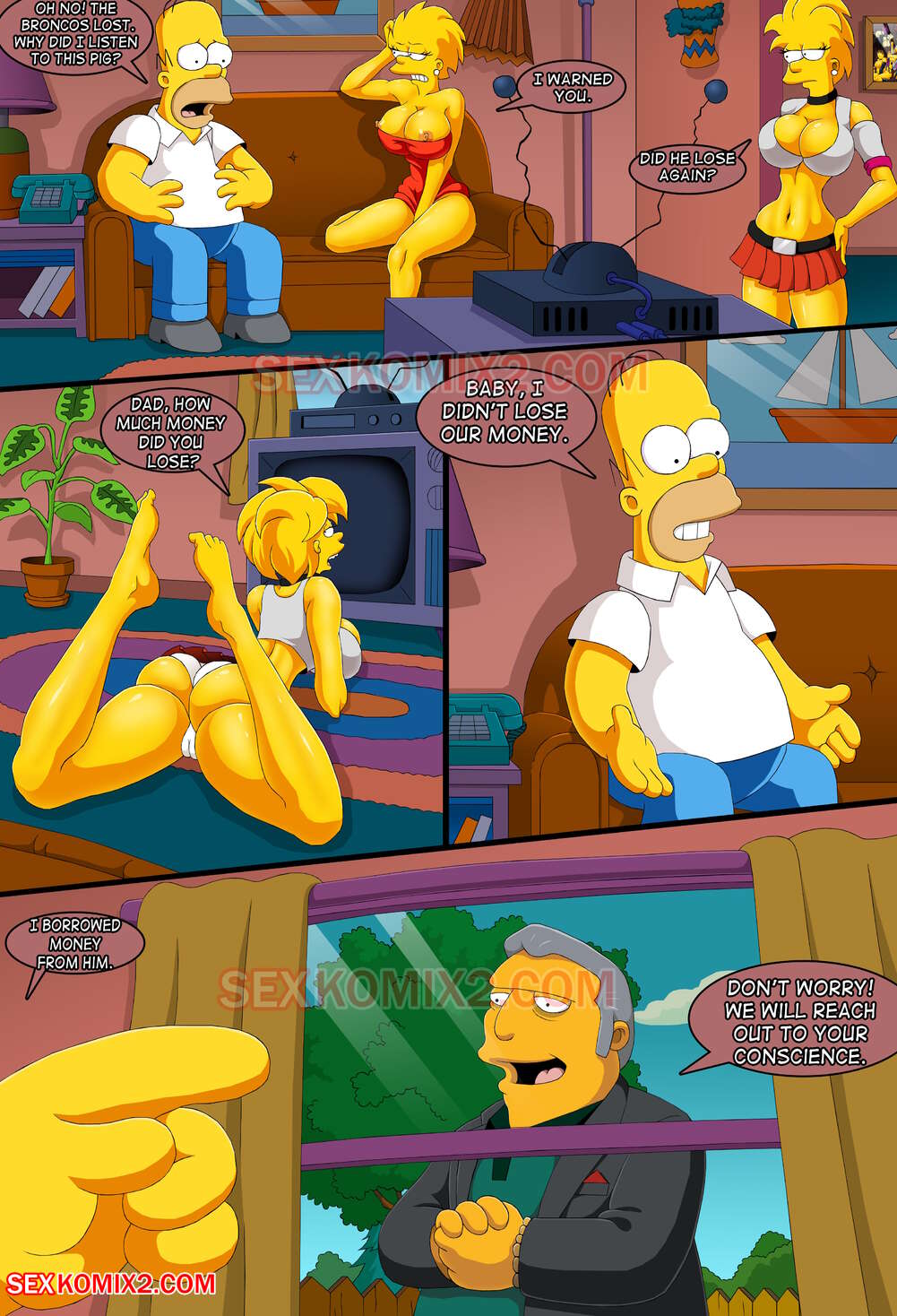 To the planet Orgasmo (The Simpsons) [SexKomix] 1 . To the planet Orgasmo - Chapter 1 (The Simpsons) [SexKomix] – page 2