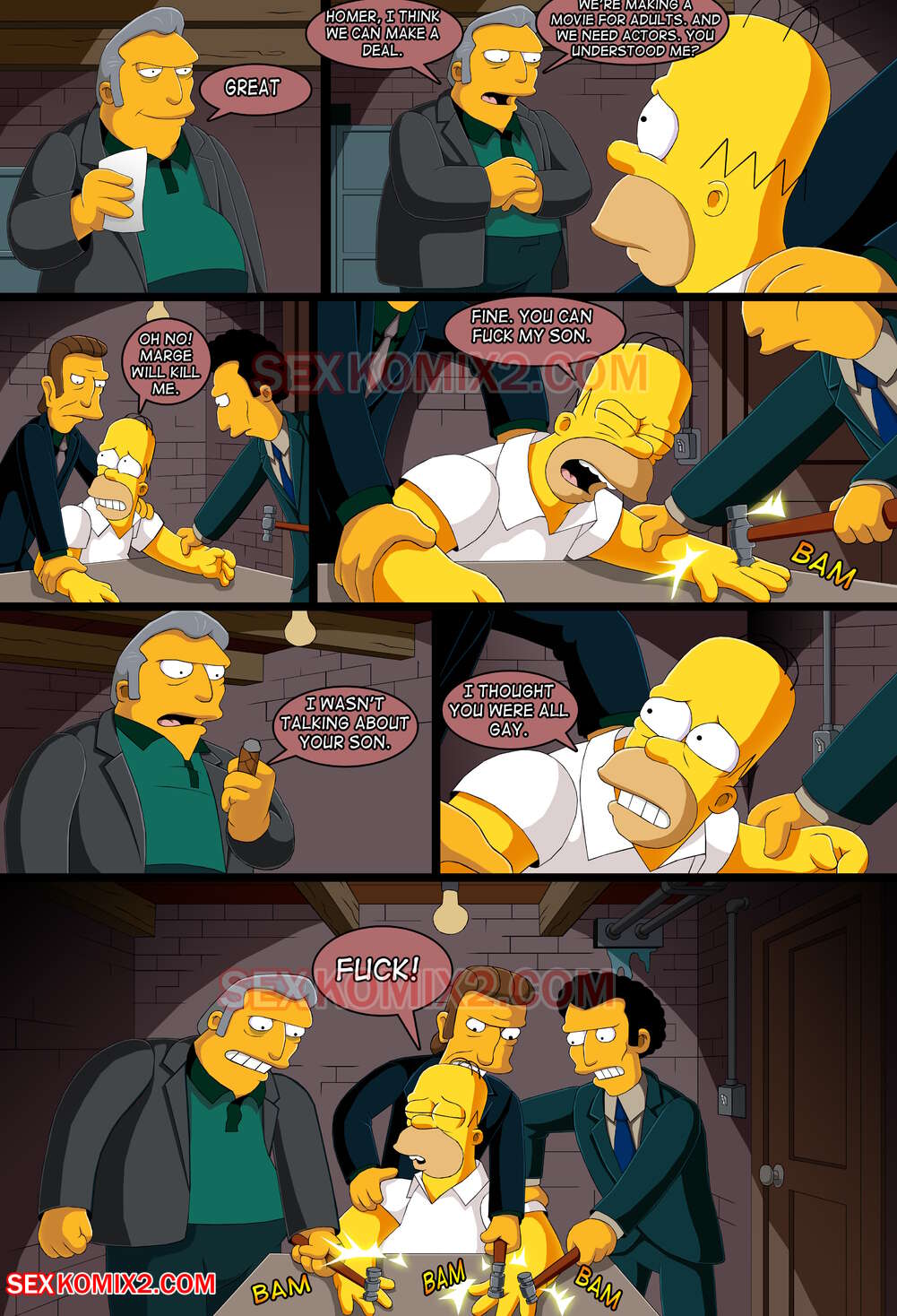 To the planet Orgasmo (The Simpsons) [SexKomix] 1 . To the planet Orgasmo - Chapter 1 (The Simpsons) [SexKomix] – page 4