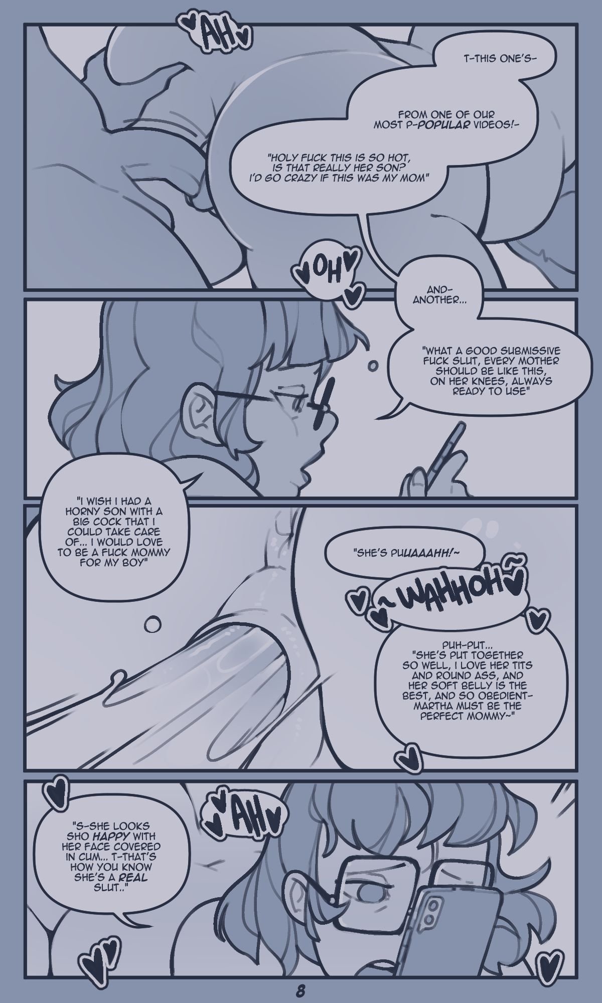 Son Finds Mom Online [NotEnoughMilk] 2 . Son Finds Mom Online - Chapter 2 [NotEnoughMilk] – page 9