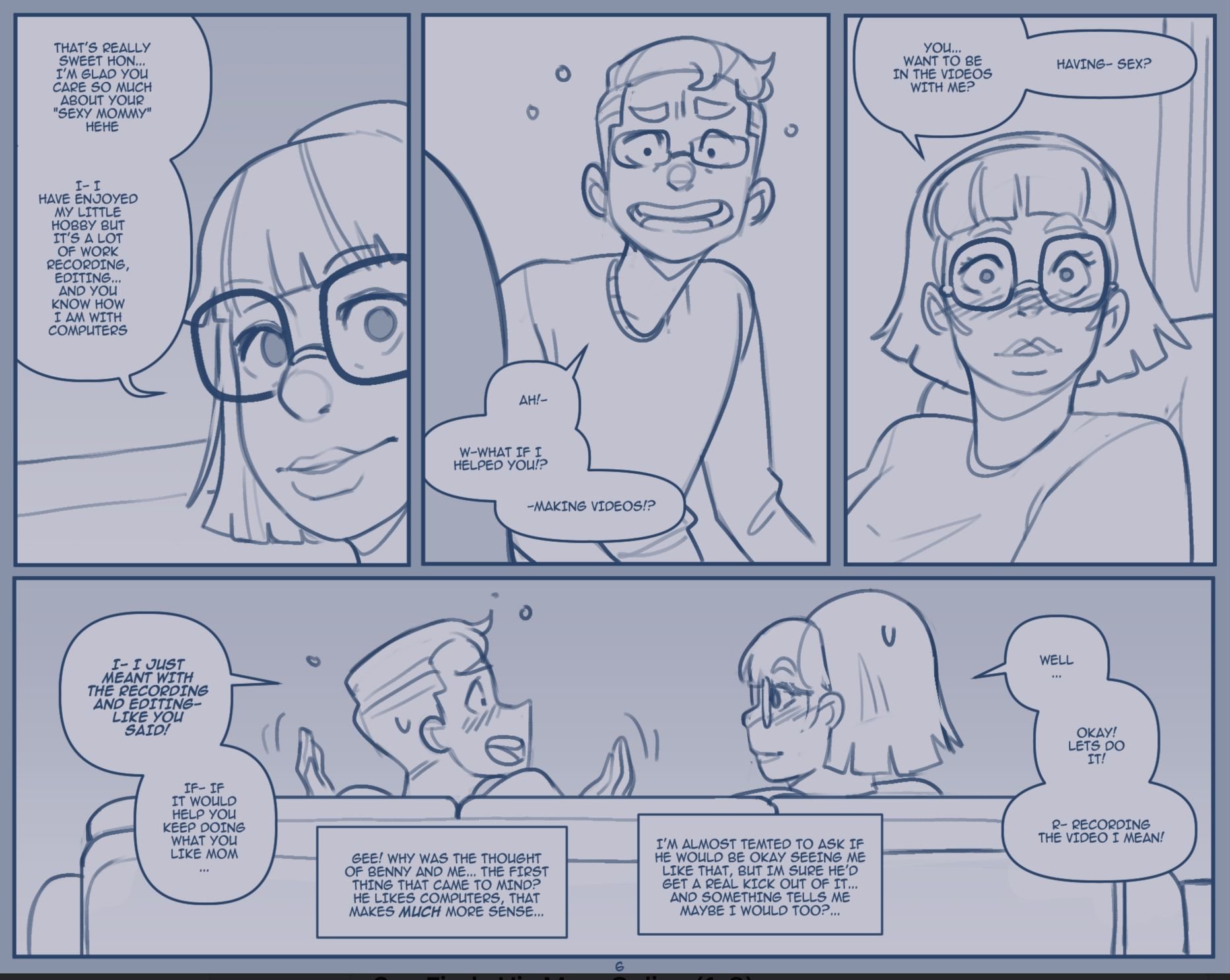 Son Finds Mom Online [NotEnoughMilk] 1 . Son Finds Mom Online - Chapter 1 [NotEnoughMilk] – page 7