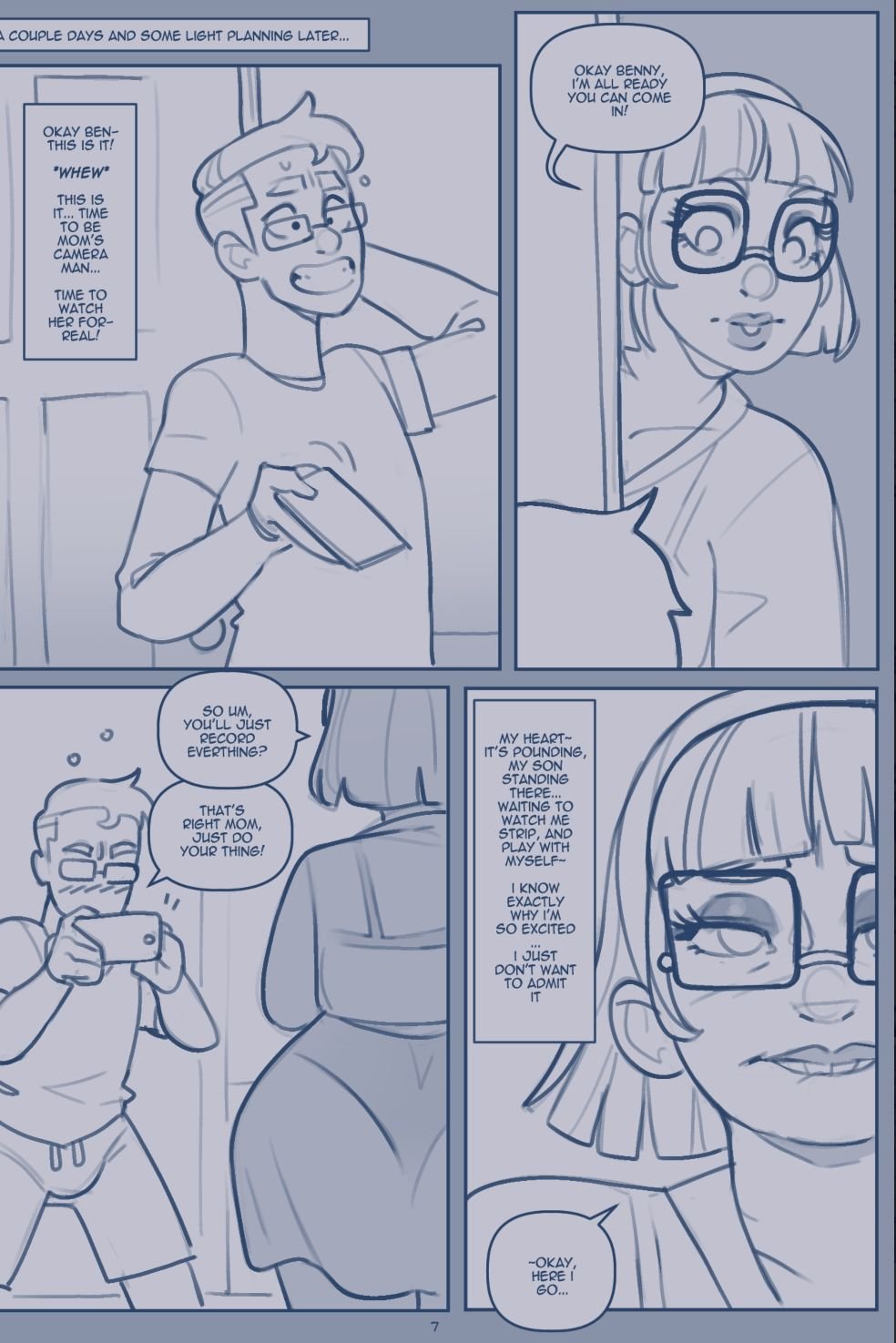 Son Finds Mom Online [NotEnoughMilk] 1 . Son Finds Mom Online - Chapter 1 [NotEnoughMilk] – page 8