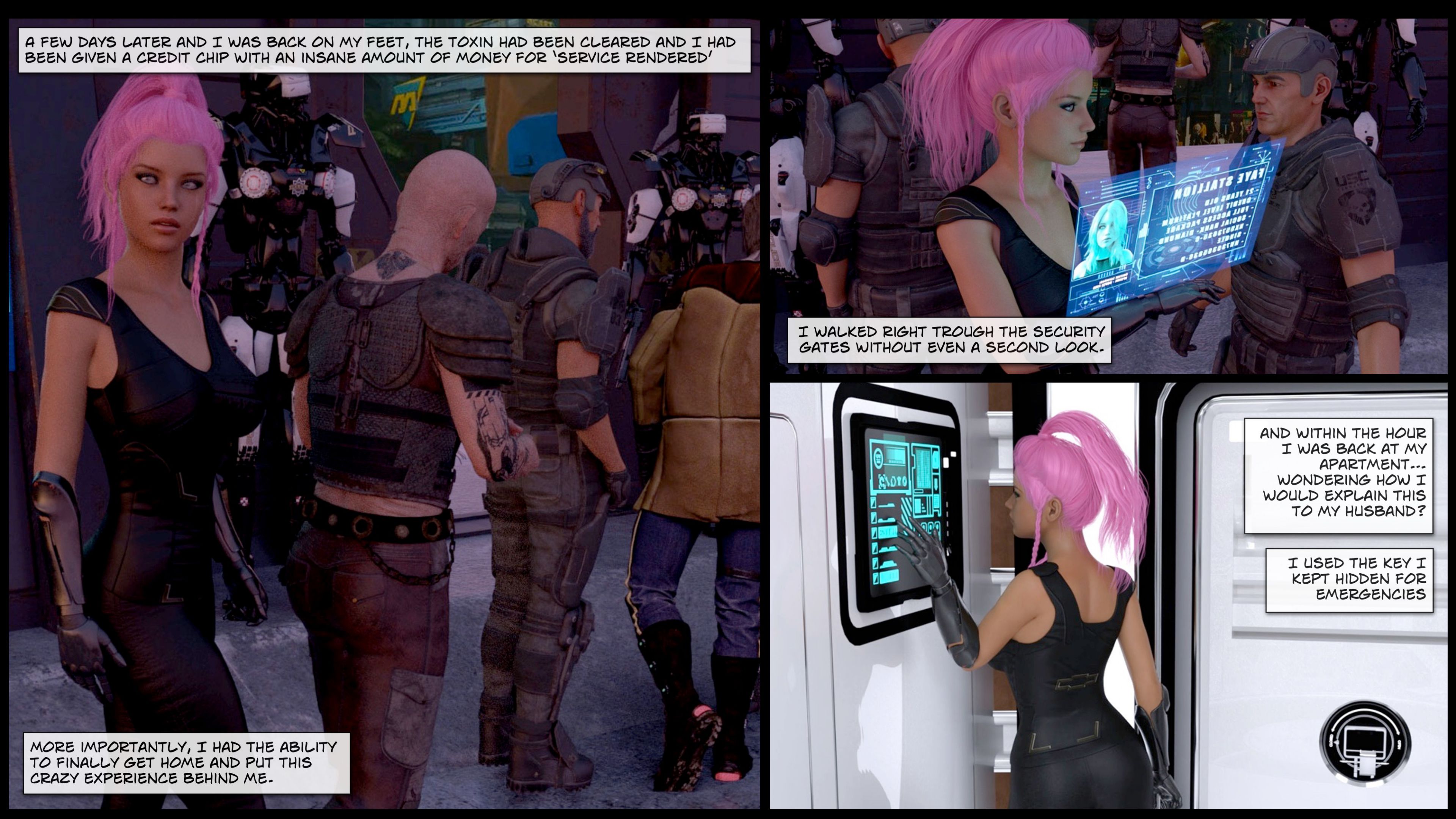 Cyber City [Gonzo Studios] 3 . Cyber City - Chapter 3 [Gonzo Studios] – page 80