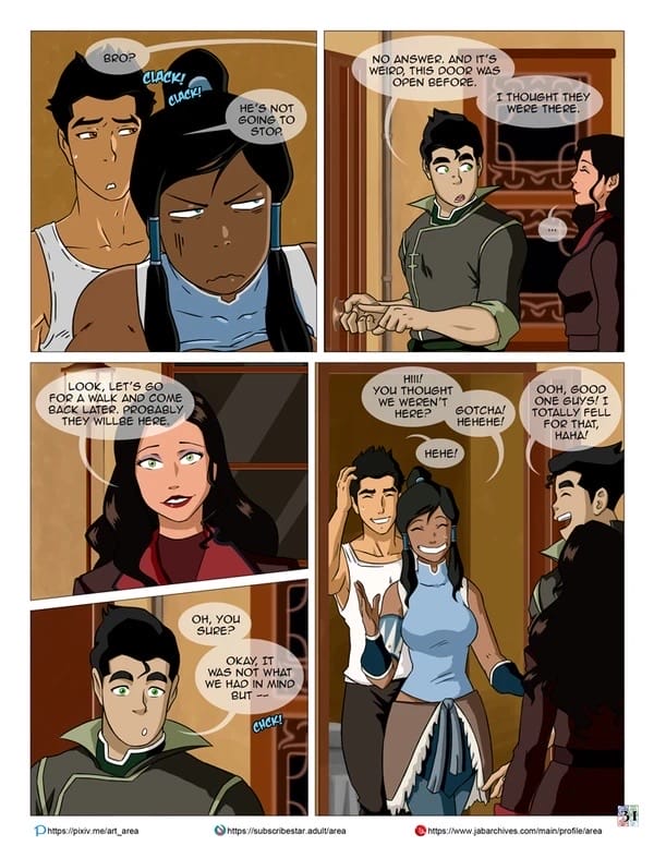 Intimate Meeting (The Legend of Korra) [Area] 1 . Intimate Meeting - Chapter 1 (The Legend of Korra) [Area] – page 32