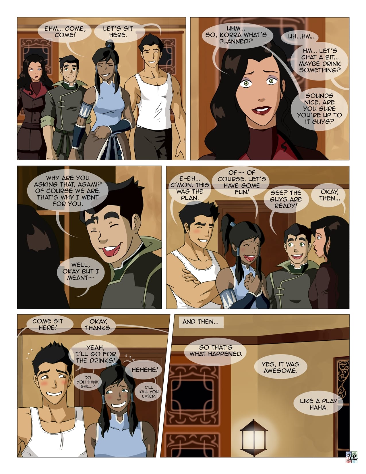 Intimate Meeting (The Legend of Korra) [Area] 1 . Intimate Meeting - Chapter 1 (The Legend of Korra) [Area] – page 33