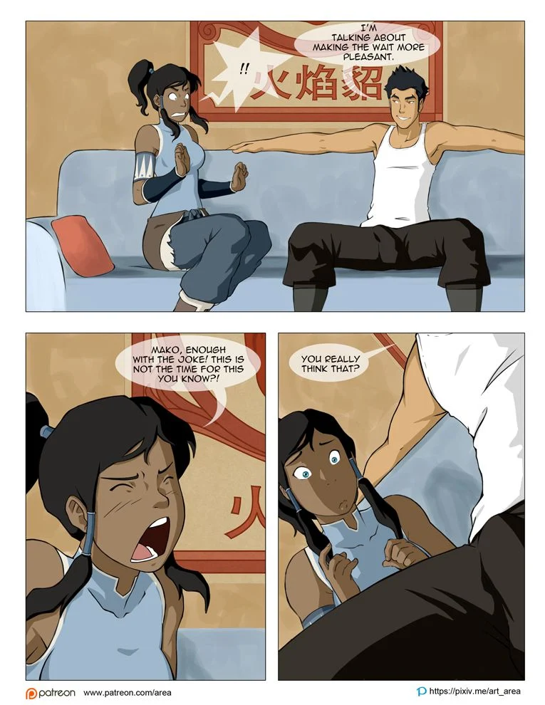Intimate Meeting (The Legend of Korra) [Area] 1 . Intimate Meeting - Chapter 1 (The Legend of Korra) [Area] – page 4