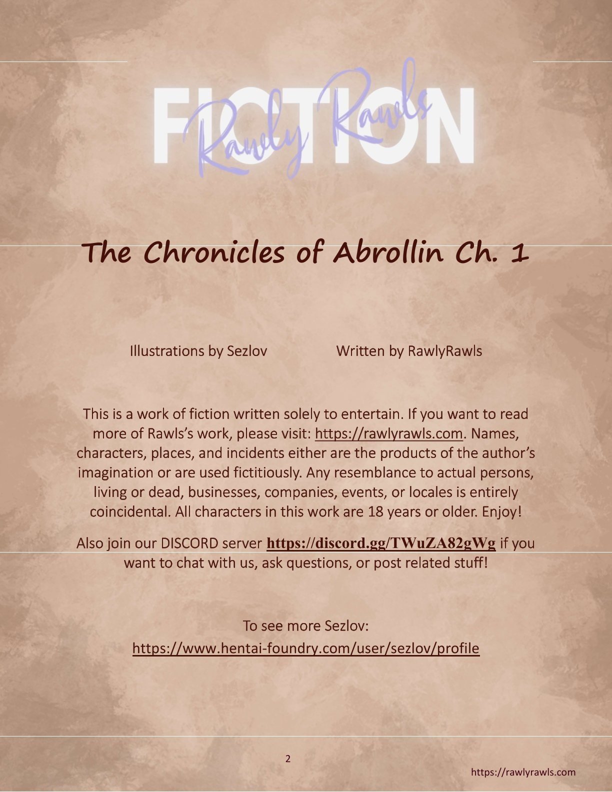 The Chronicles Of Abrollin [Sezlov , RawlyRawls] 1 . The Chronicles Of Abrollin - Chapter 1 [Sezlov , RawlyRawls] – page 2
