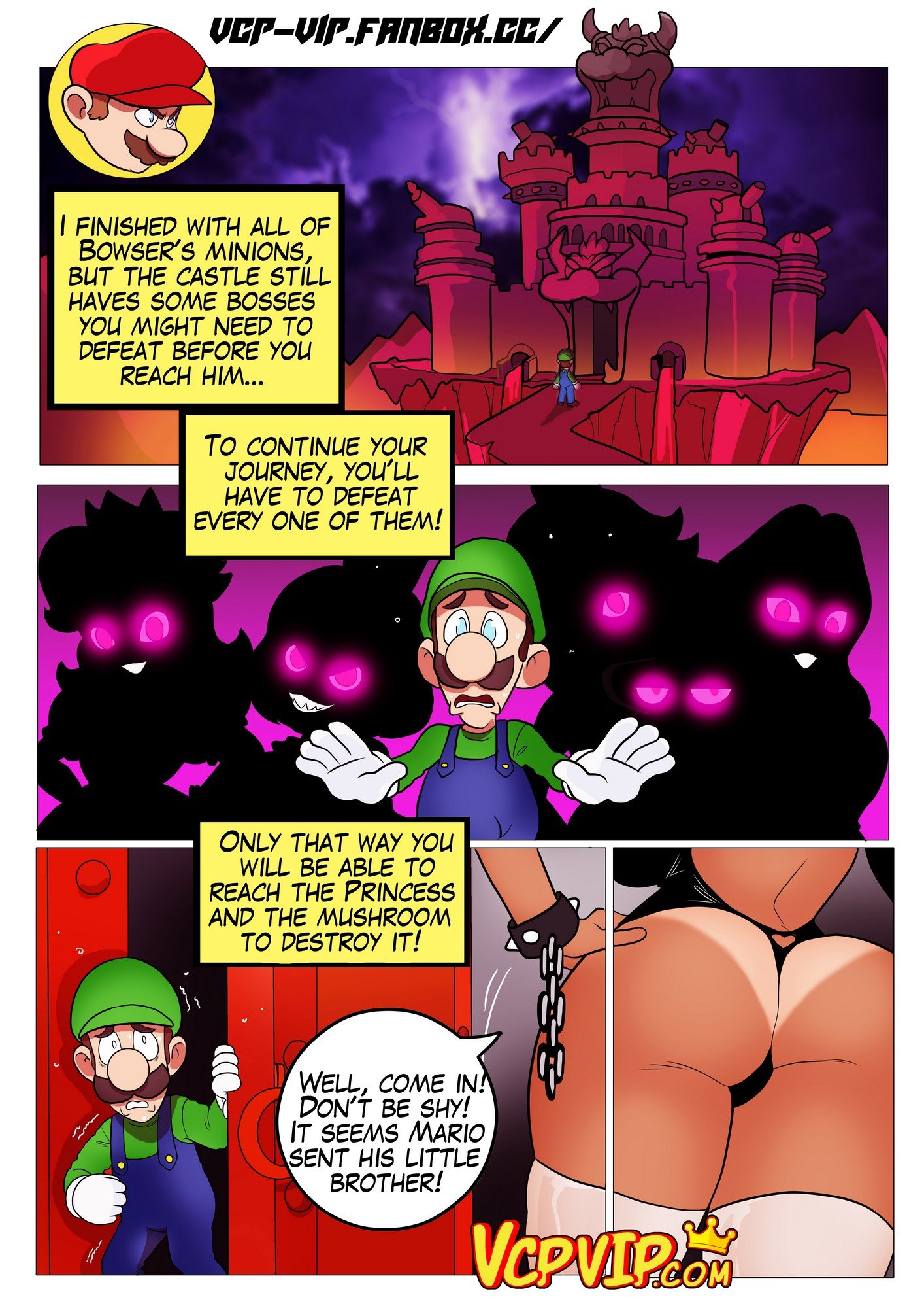 Fucker Mario Bro (Mario Series) [Gansoman] 1 . Fucker Mario Bro - Chapter 1 (Mario Series) [Gansoman] – page 7