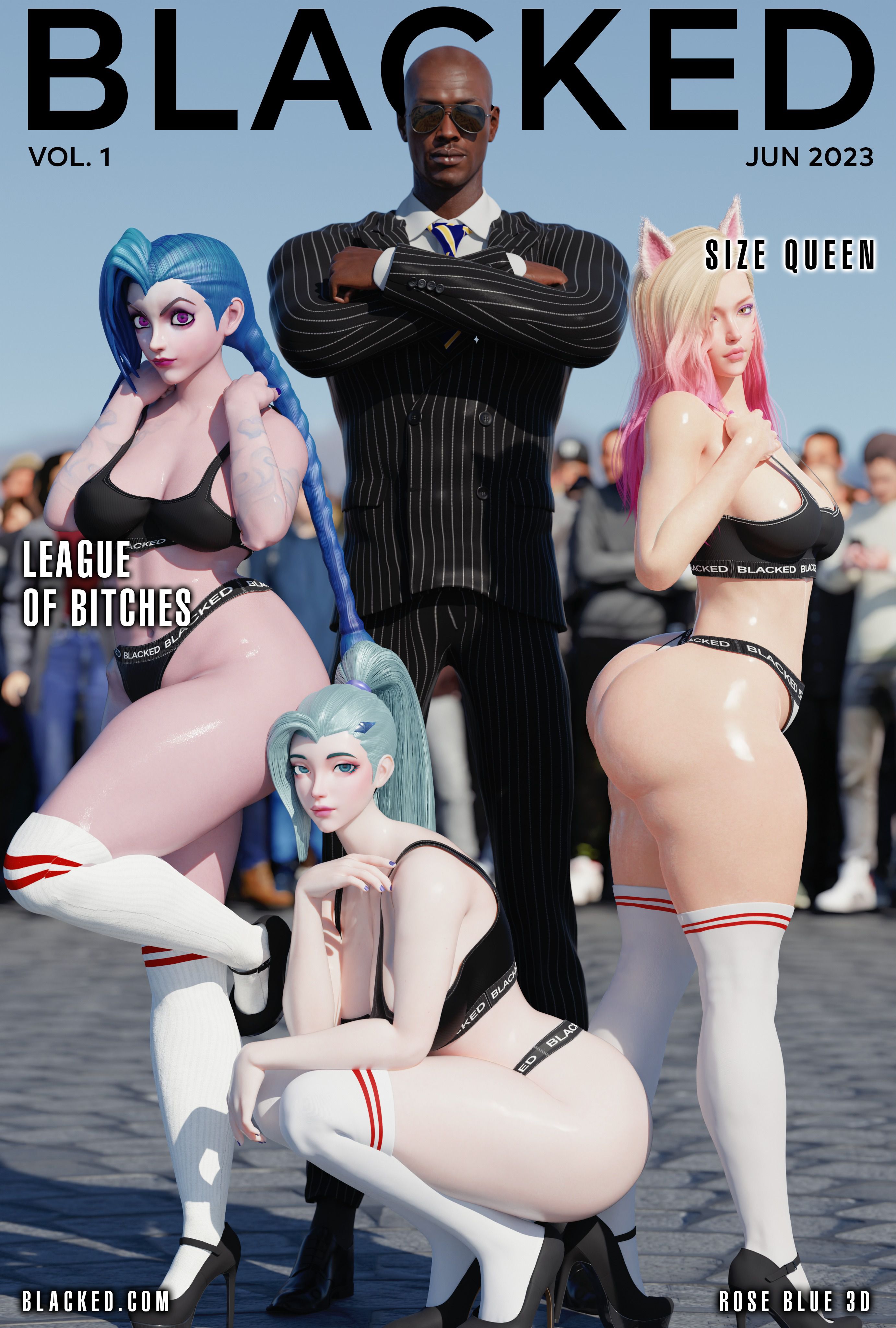 Blacked (League of Legends) [Rose Blue 3D] 1 . Blacked - Chapter 1 (League of Legends) [Rose Blue 3D] – page 1