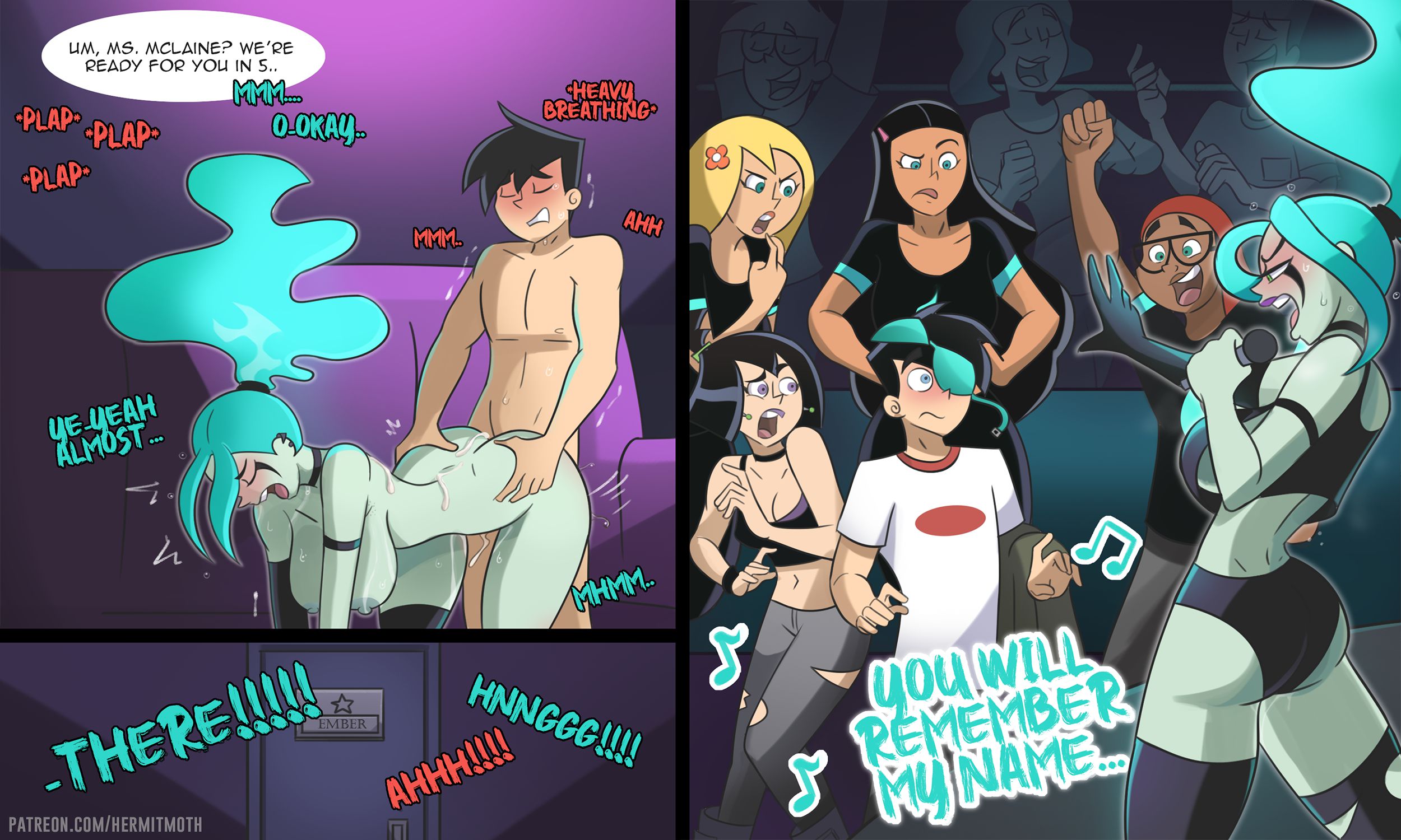 Ember’s Private Concert (Danny Phantom) [Hermit Moth] 1 . Ember's Private Concert - Chapter 1 (Danny Phantom) [Hermit Moth] – page 5