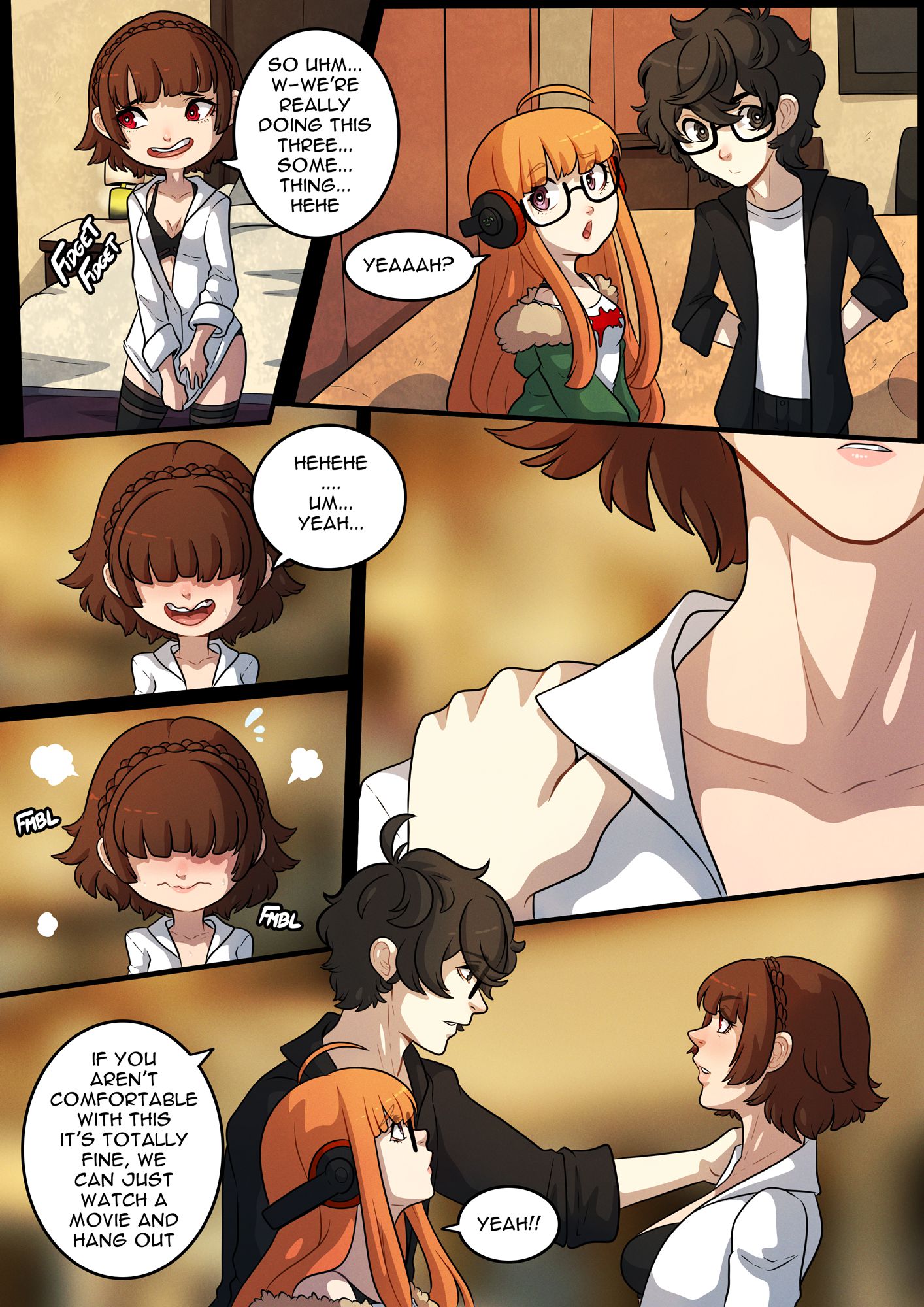 Love Navi (Persona) [Kinkymation] 2 . Love Navi - Makoto - Chapter 2 (Persona) [Kinkymation] – page 6