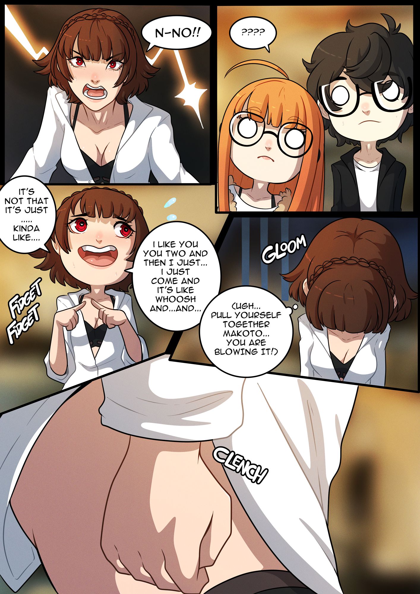 Love Navi (Persona) [Kinkymation] 2 . Love Navi - Makoto - Chapter 2 (Persona) [Kinkymation] – page 7