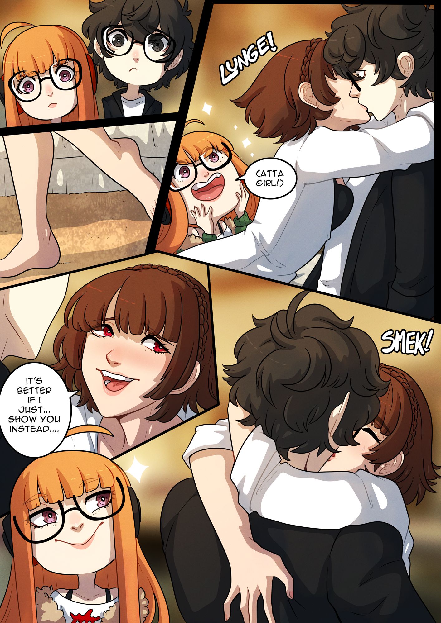 Love Navi (Persona) [Kinkymation] 2 . Love Navi - Makoto - Chapter 2 (Persona) [Kinkymation] – page 8