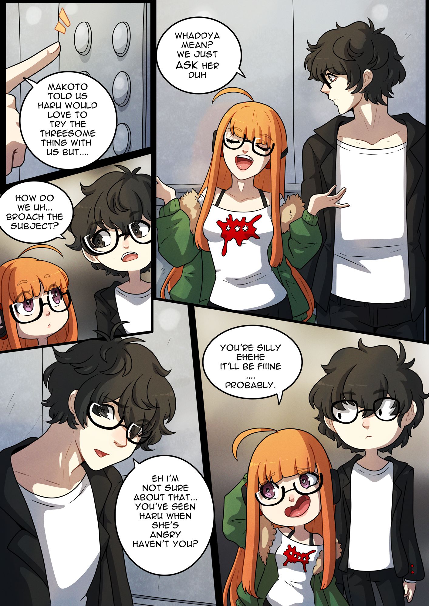 Love Navi (Persona) [Kinkymation] 3 . Love Navi - Haru - Chapter 3 (Persona) [Kinkymation] – page 3