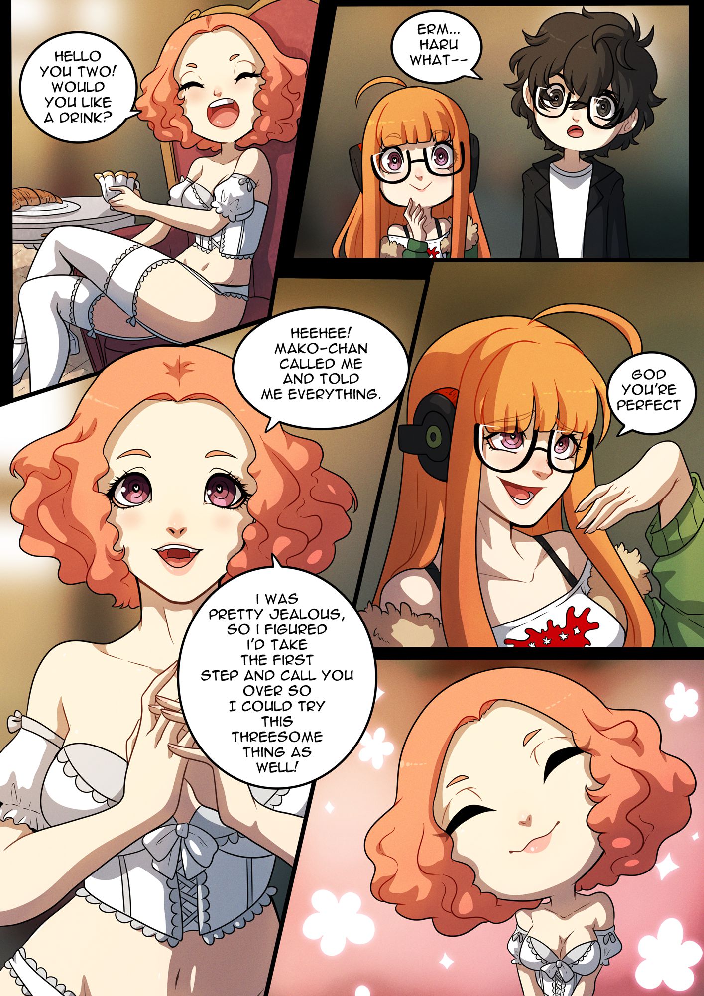 Love Navi (Persona) [Kinkymation] 3 . Love Navi - Haru - Chapter 3 (Persona) [Kinkymation] – page 6