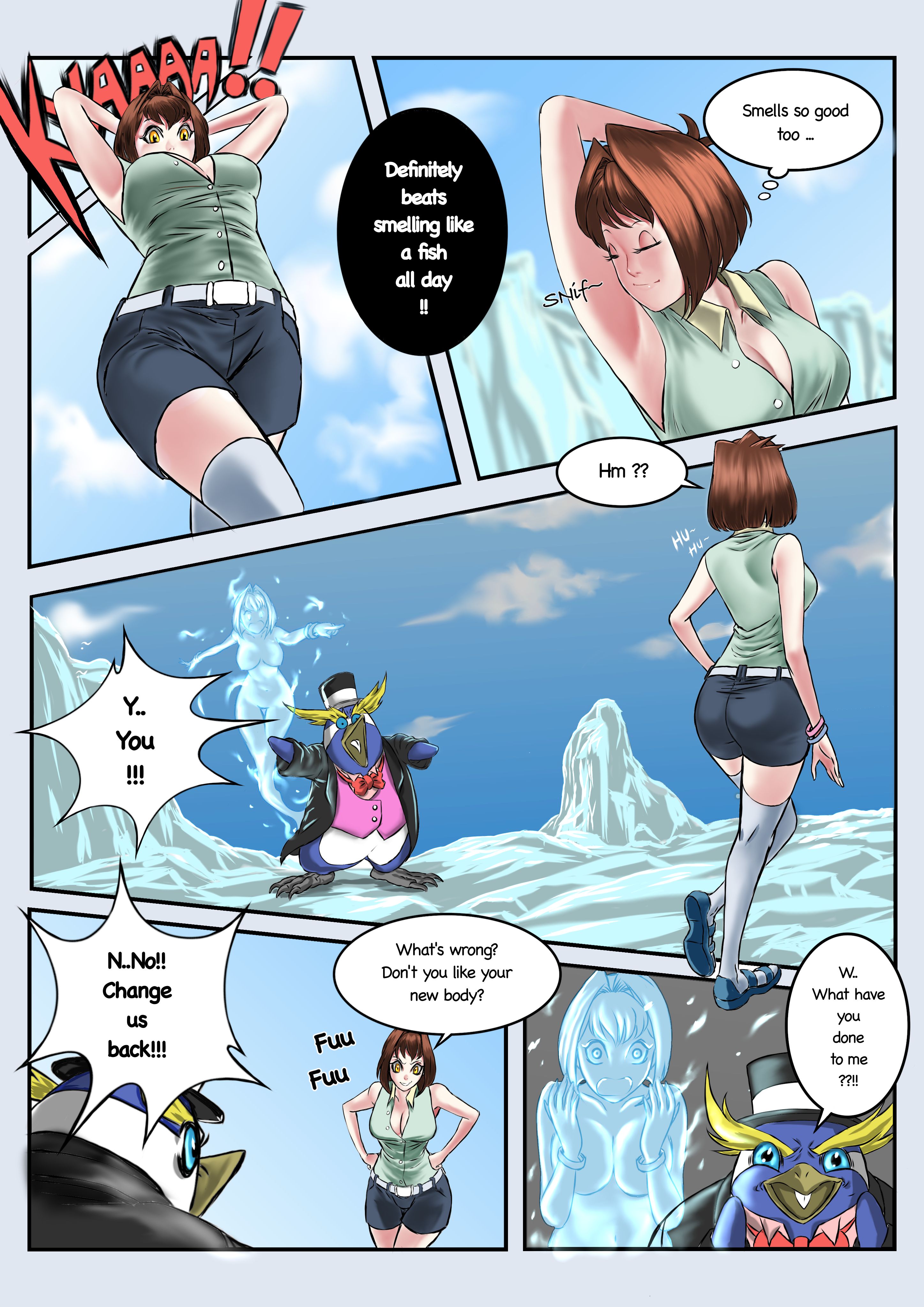 Ice Catch! (Yu-Gi-Oh!) [TSFSingularity , ZafieComics] 1 . Ice Catch! - Chapter 1 (Yu-Gi-Oh!) [TSFSingularity , ZafieComics] – page 6