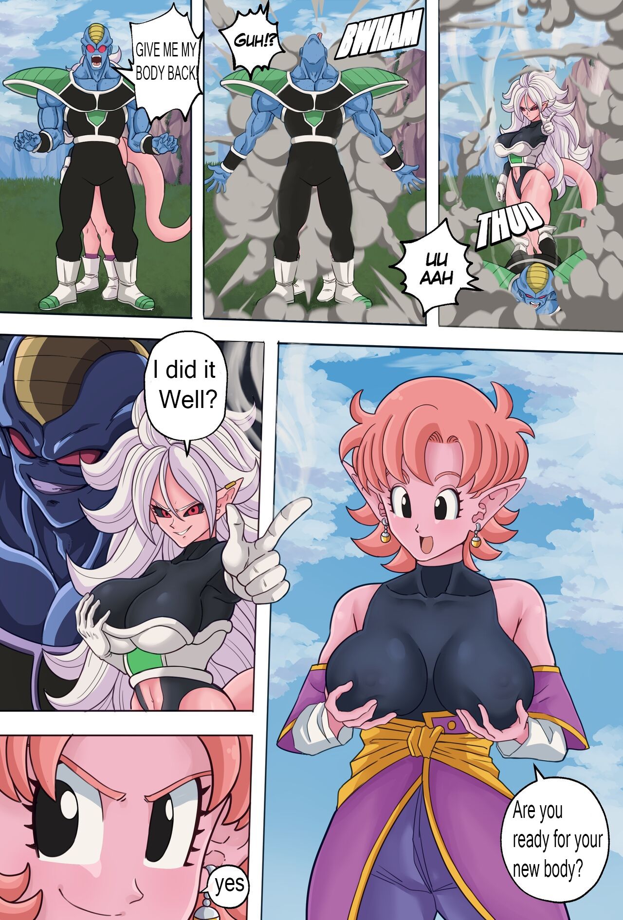 Body Change! (Dragon Ball) [TSFSingularity] 7 . Body Change! - Chapter 7 (Dragon Ball) [TSFSingularity] – page 4