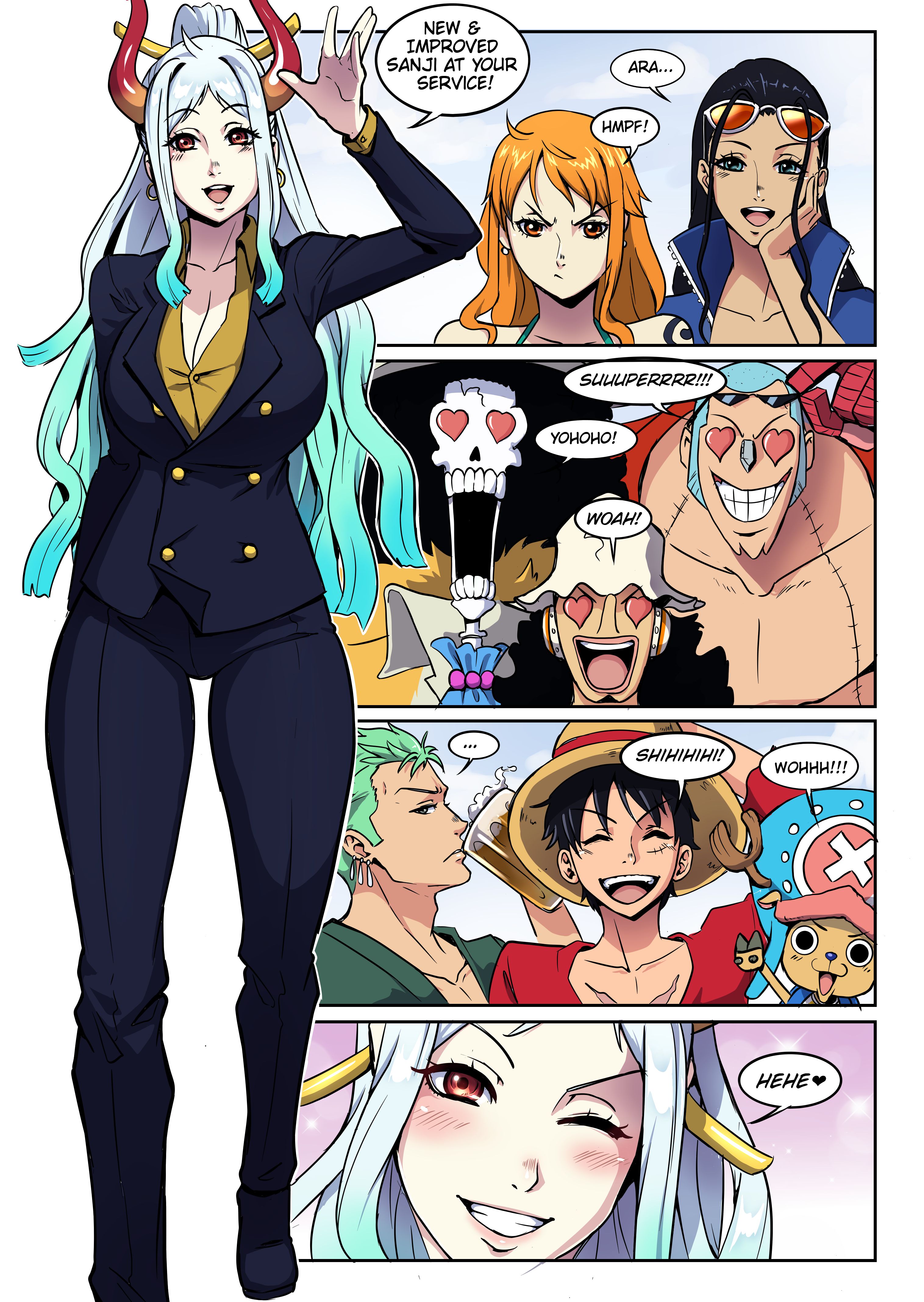 Shambles at the Crew (One Piece) [TSFSingularity , SugoiHero] 1 . Shambles at the Crew - Chapter 1 (One Piece) [TSFSingularity , SugoiHero] – page 10