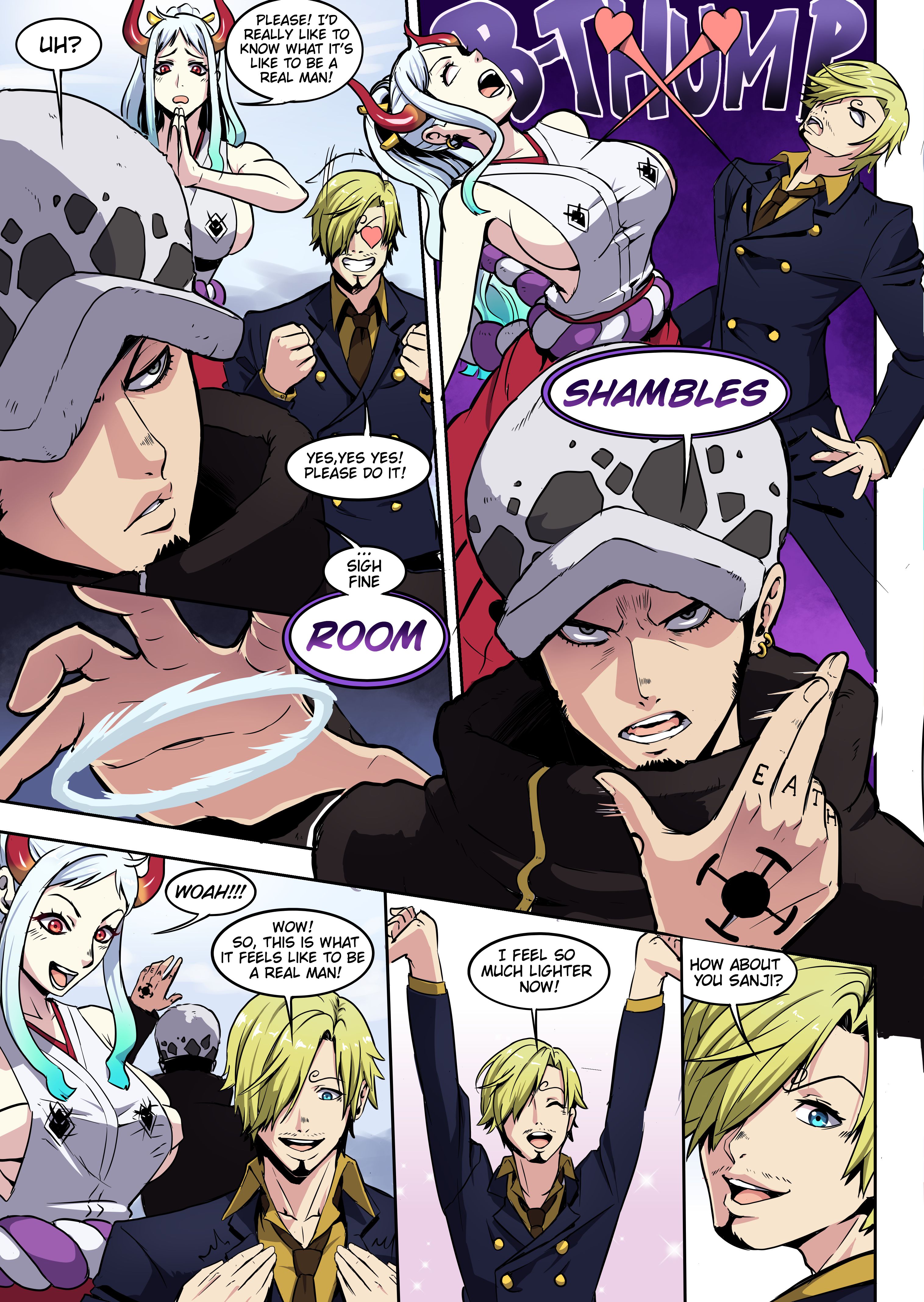 Shambles at the Crew (One Piece) [TSFSingularity , SugoiHero] 1 . Shambles at the Crew - Chapter 1 (One Piece) [TSFSingularity , SugoiHero] – page 2
