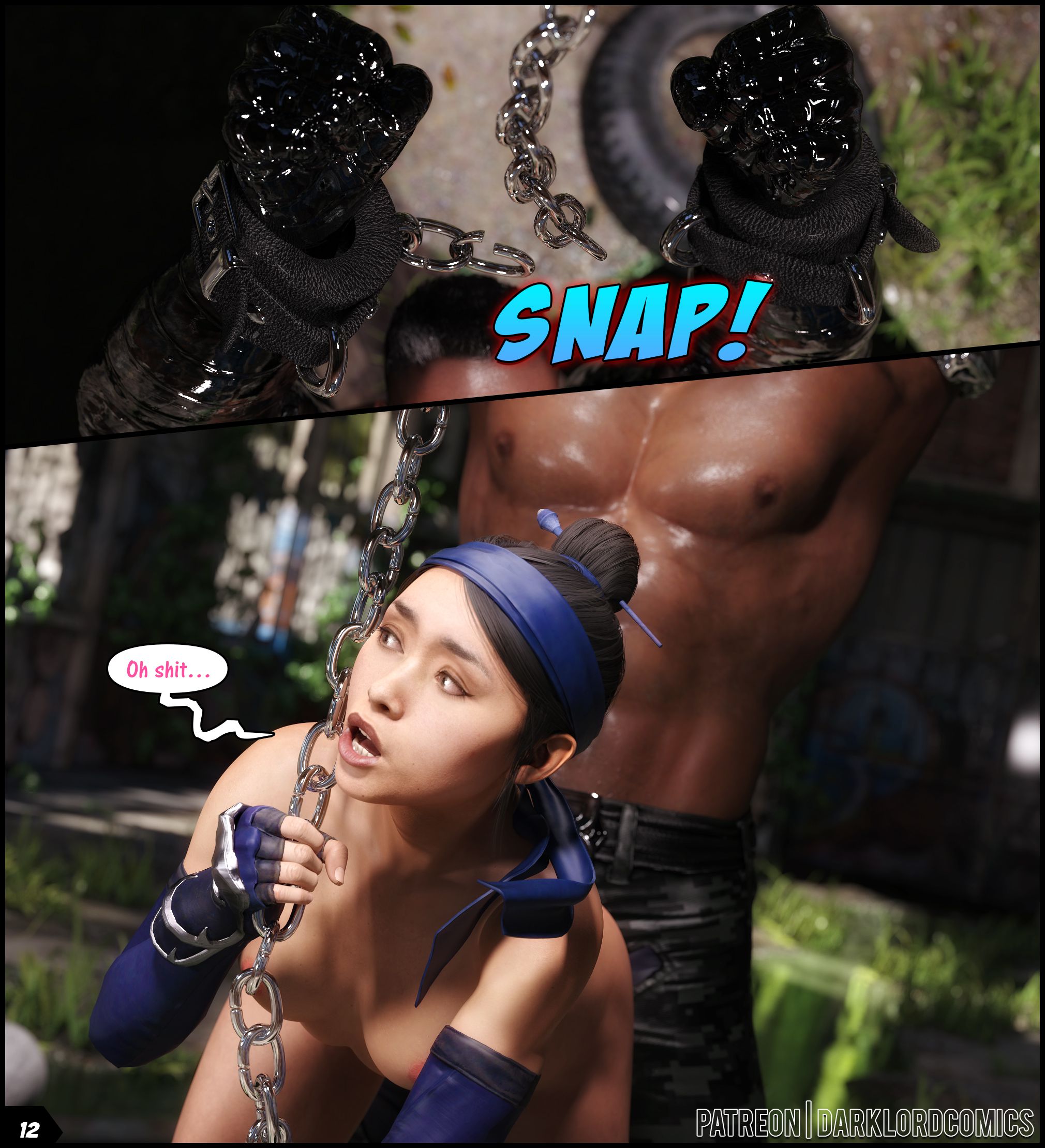 Kitana VS Jax (Mortal Kombat) [Darklord] 1 . Kitana VS Jax - Chapter 1 (Mortal Kombat) [Darklord] – page 12
