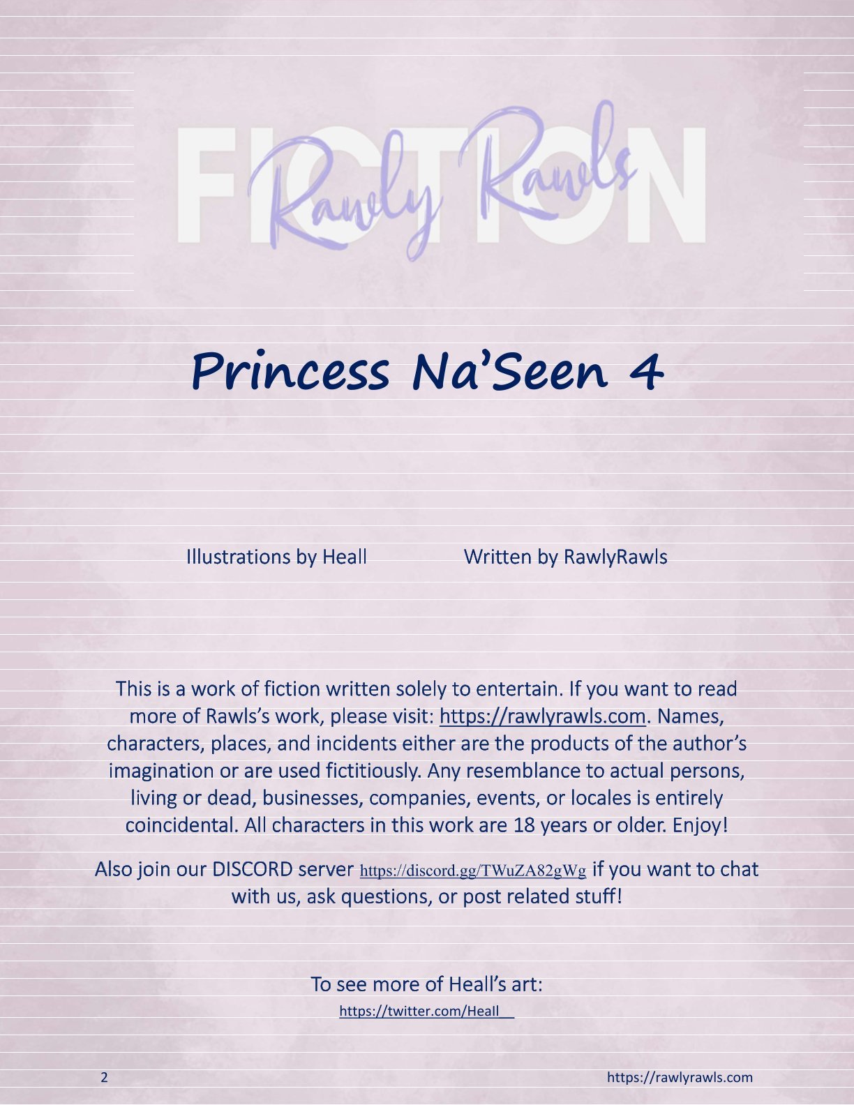 Princess Na’Seen [RawlyRawls , Heall] 4 . Princess Na'Seen - Chapter 4 [RawlyRawls , Heall] – page 2
